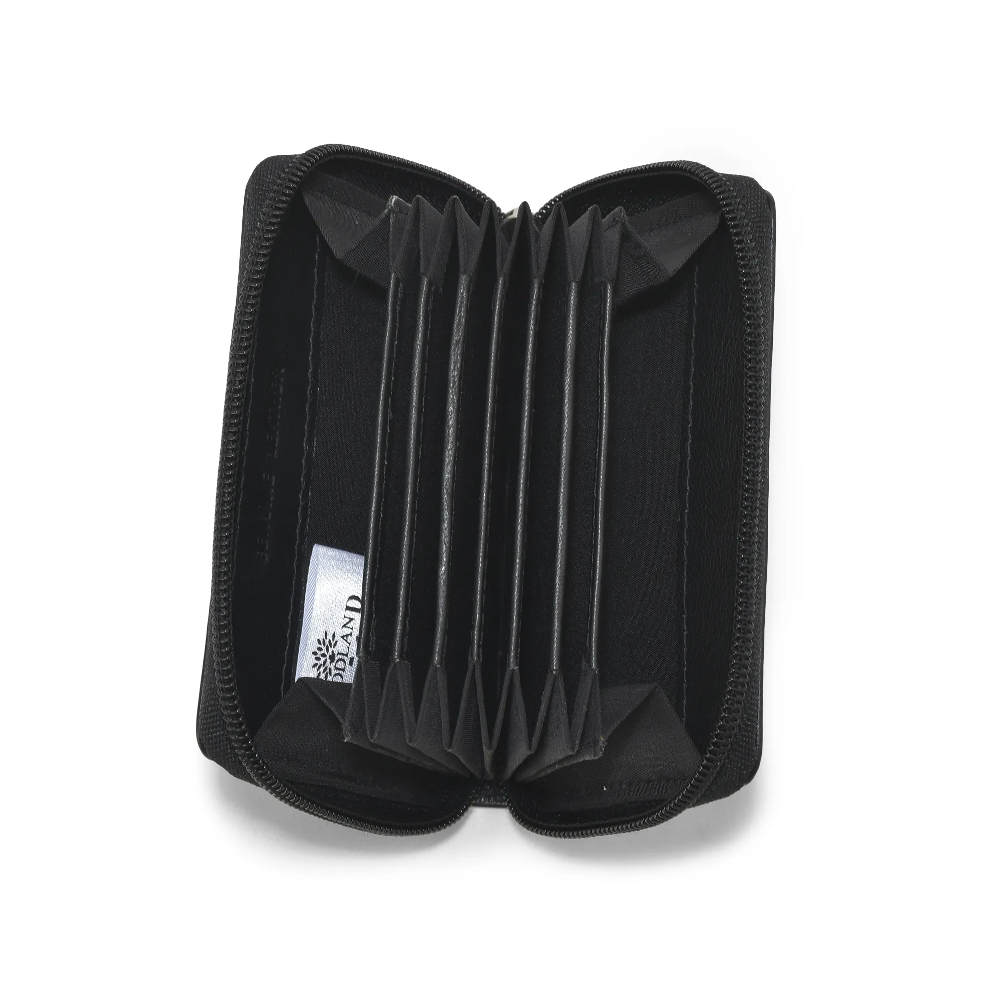 Woodland Softy Leather Zip Wallet in Black - Thumbnail 3