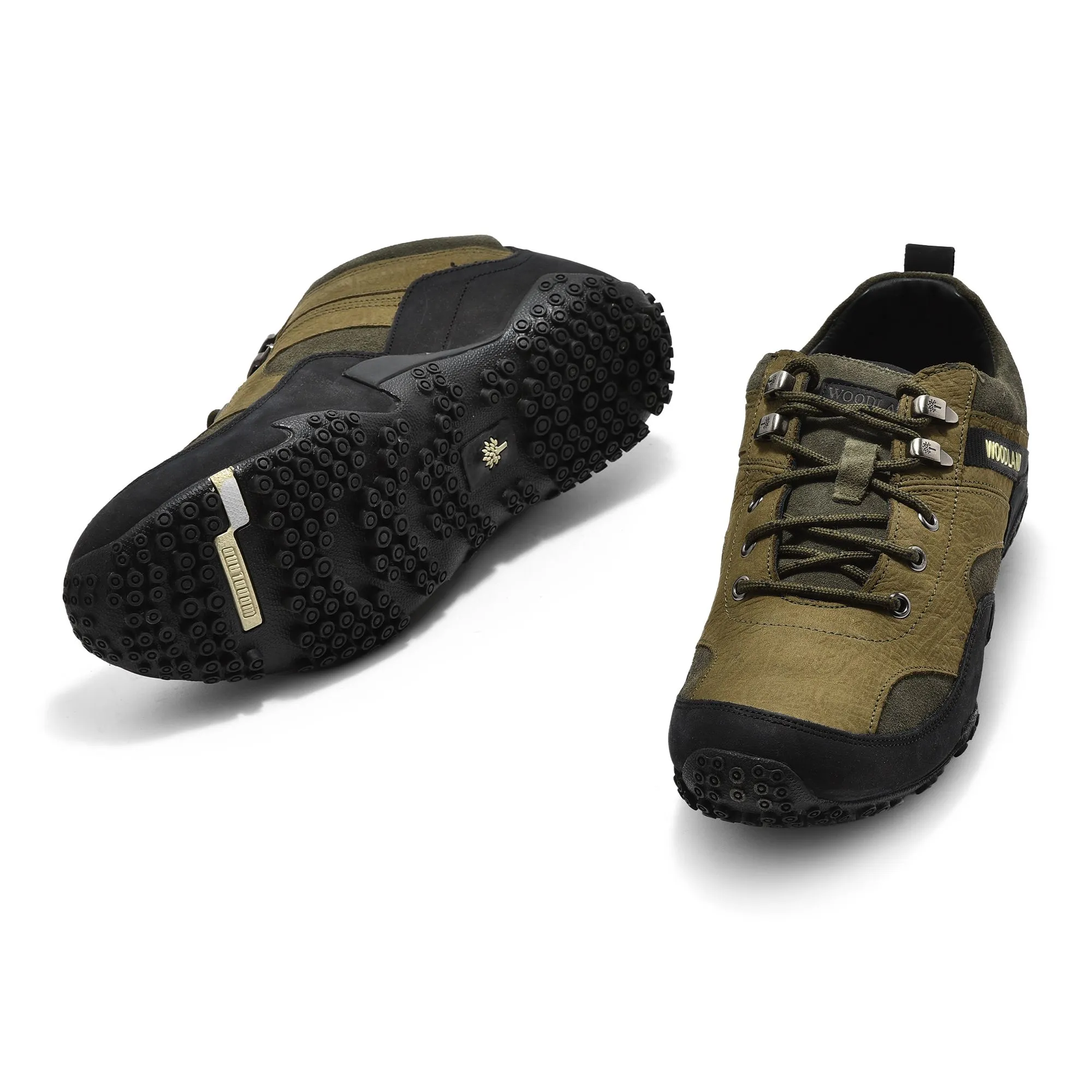 Woodland olive green Hiking Shoes - Thumbnail 4