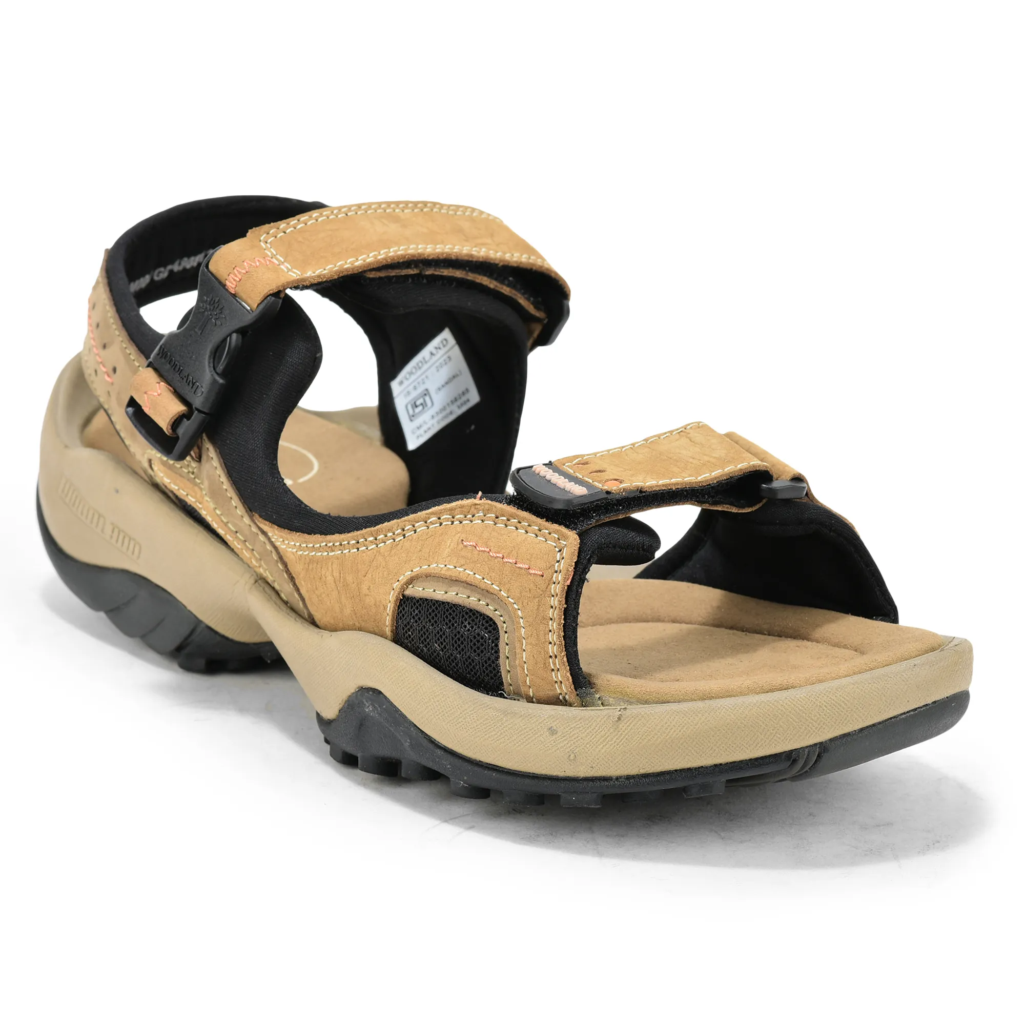 Woodland Elite Camel Men's Nubuk Casual Sandals - Thumbnail 3