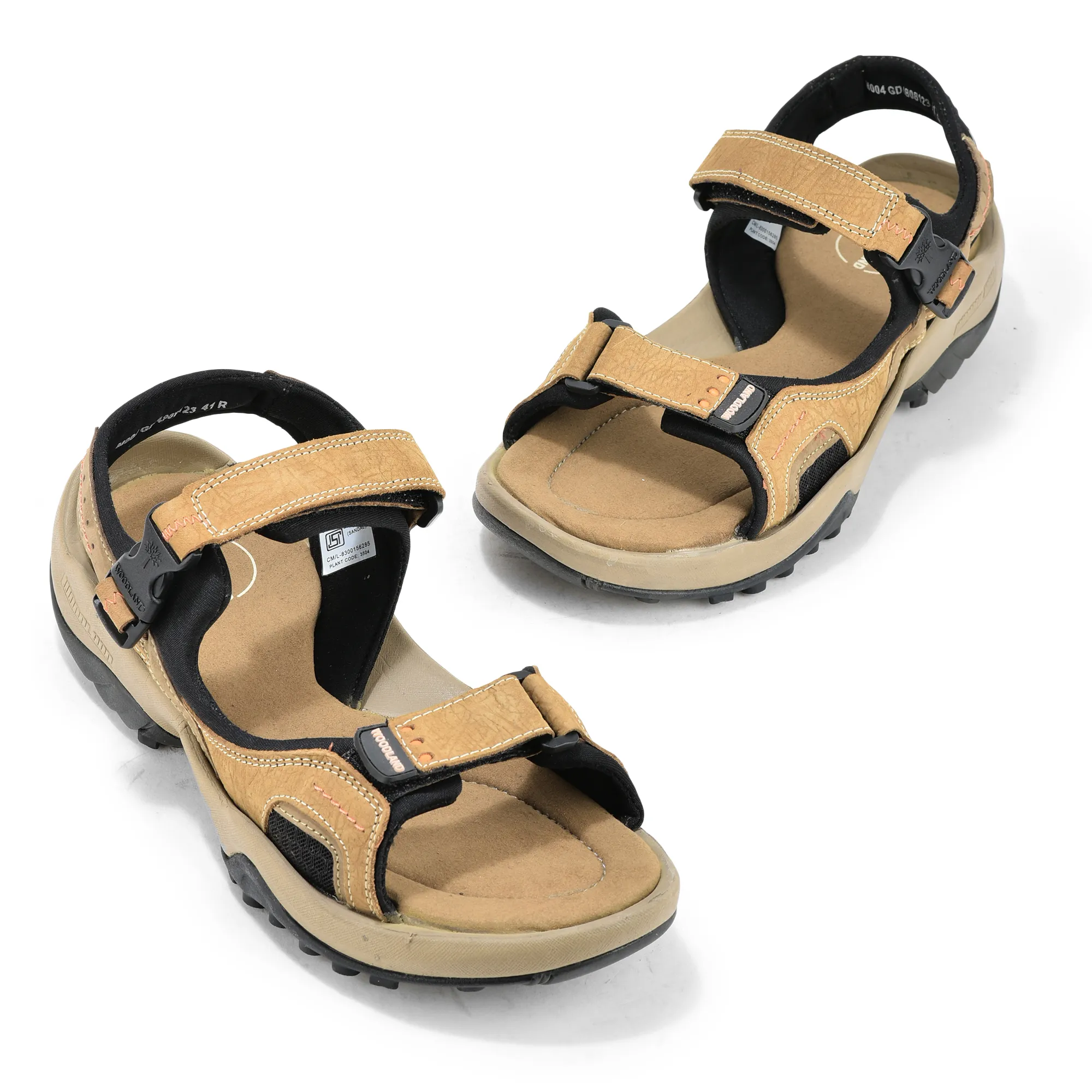 Woodland Elite Camel Men's Nubuk Casual Sandals - Thumbnail 4