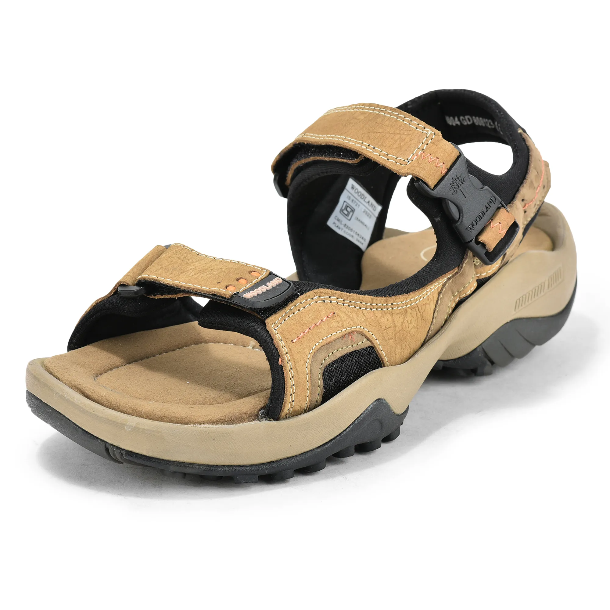 Woodland Elite Camel Men's Nubuk Casual Sandals - Thumbnail 11
