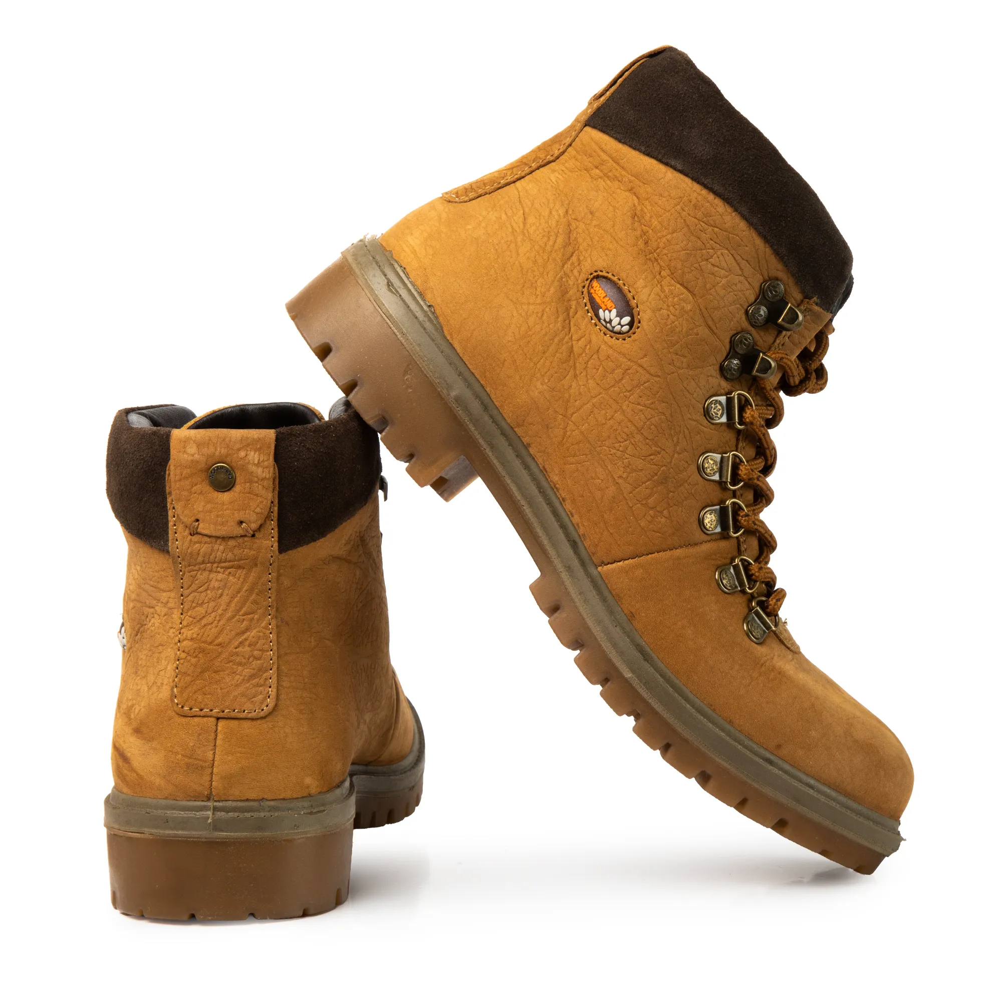 Woodland Camel Nubuck Mid-Ankle Boots - Thumbnail 11