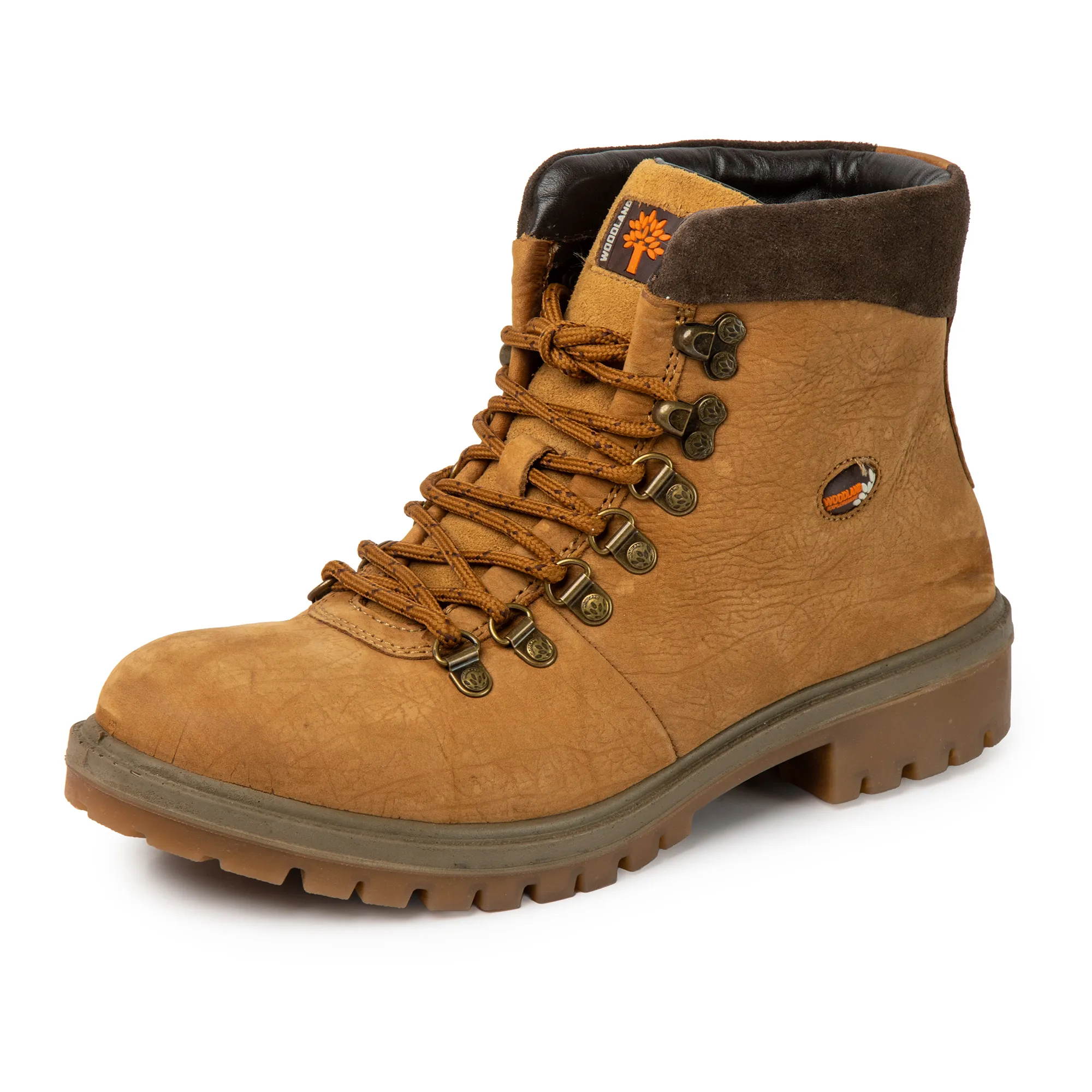 Woodland Camel Nubuck Mid-Ankle Boots - Thumbnail 12