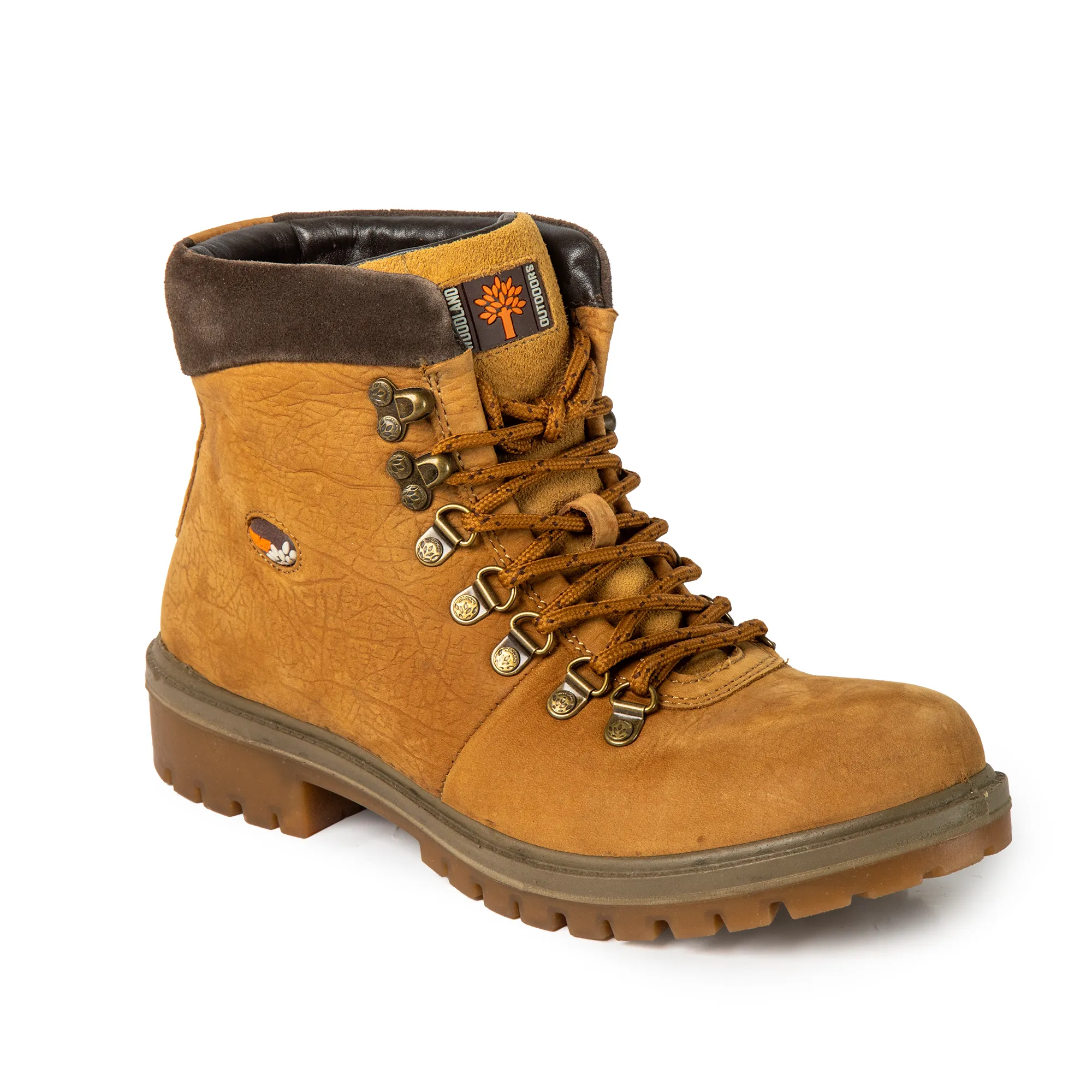 Woodland Camel Nubuck Mid-Ankle Boots - Thumbnail 13