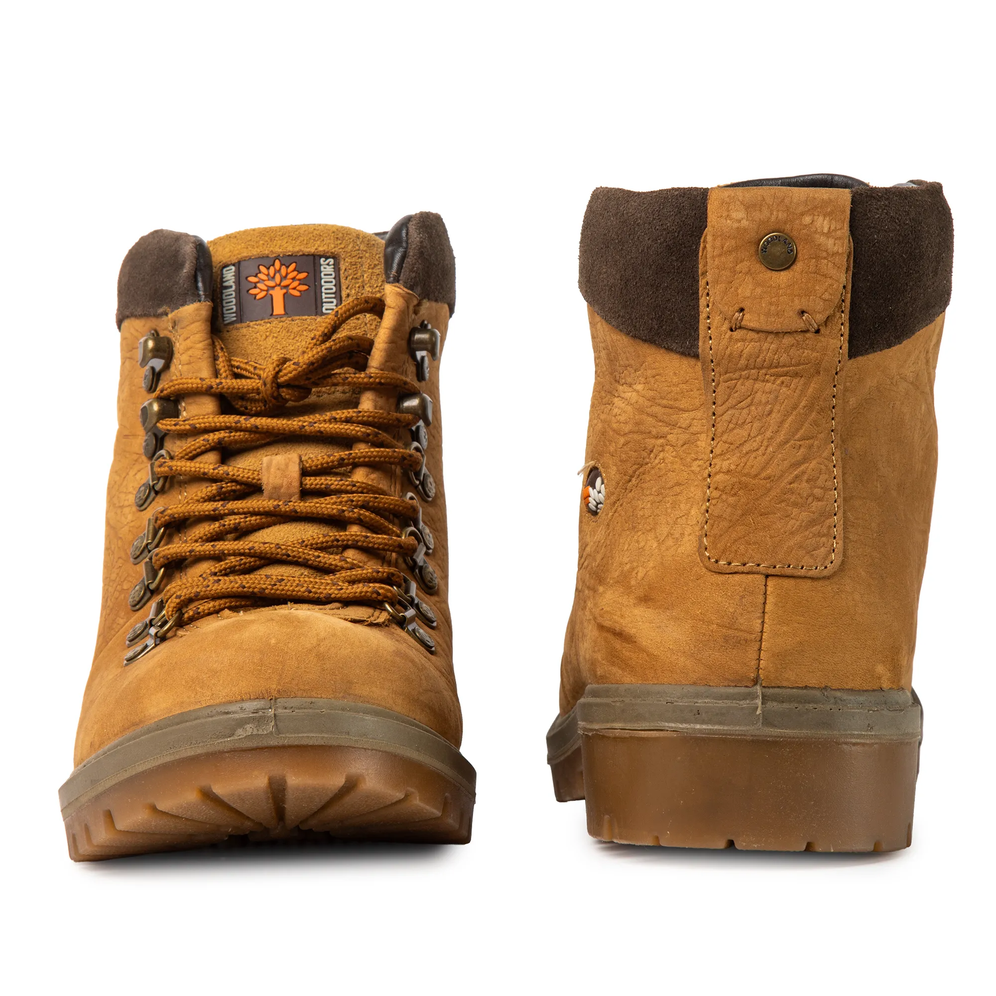 Woodland Camel Nubuck Mid-Ankle Boots - Thumbnail 15