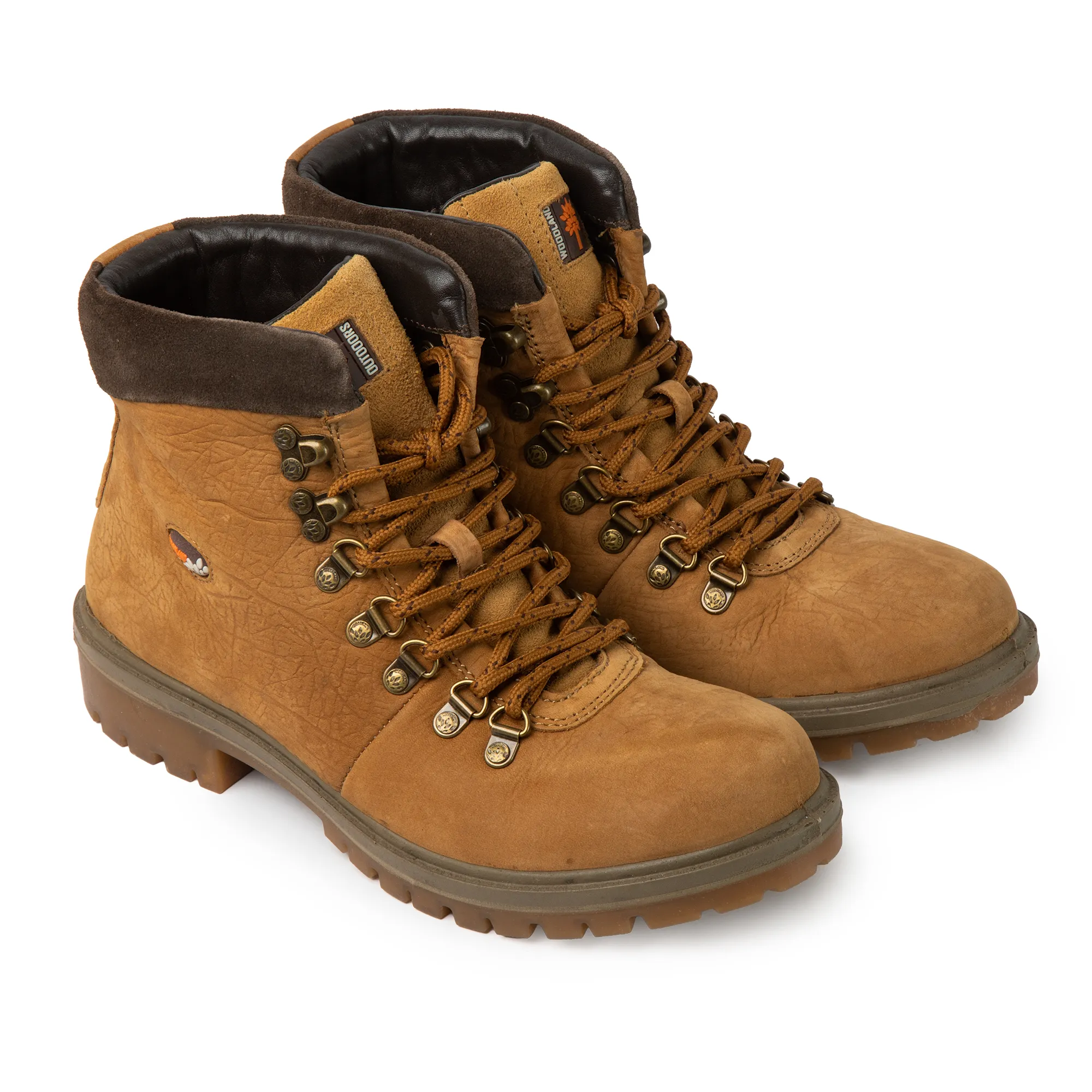 Woodland Camel Nubuck Mid-Ankle Boots - Thumbnail 9