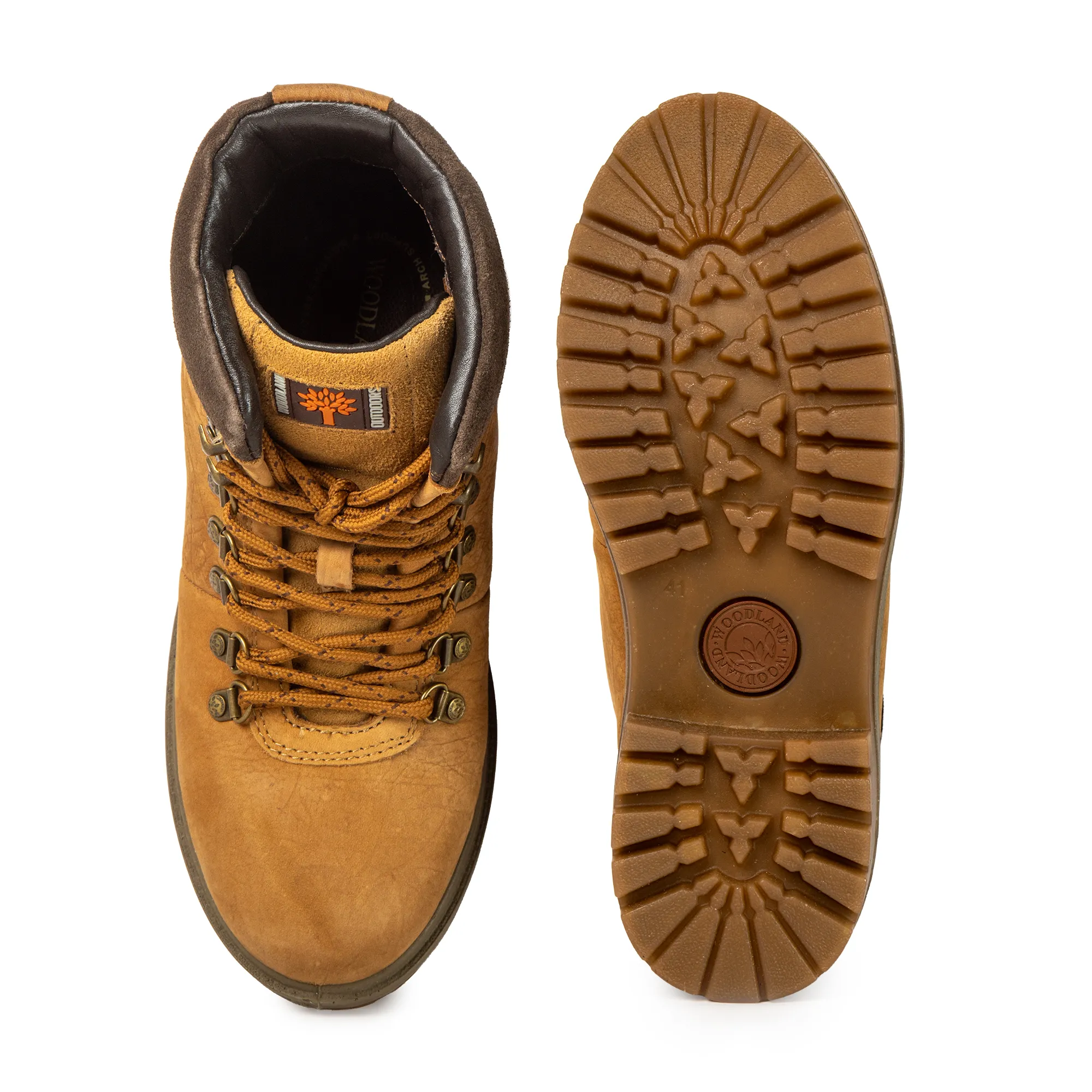 Woodland Camel Nubuck Mid-Ankle Boots - Thumbnail 10