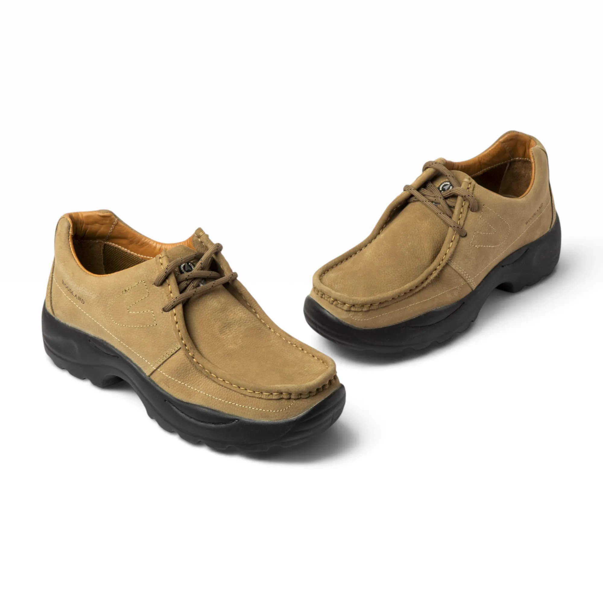 KHAKI casual leather shoes - Thumbnail 8