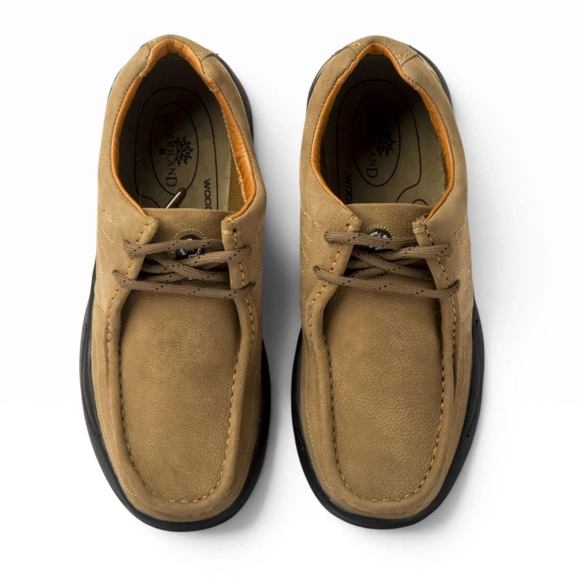 KHAKI casual leather shoes - Thumbnail 11