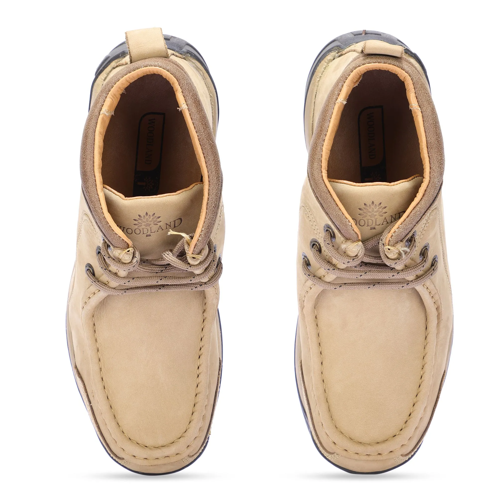 WOODLAND KHAKI CHUKKA SHOES - Thumbnail 3