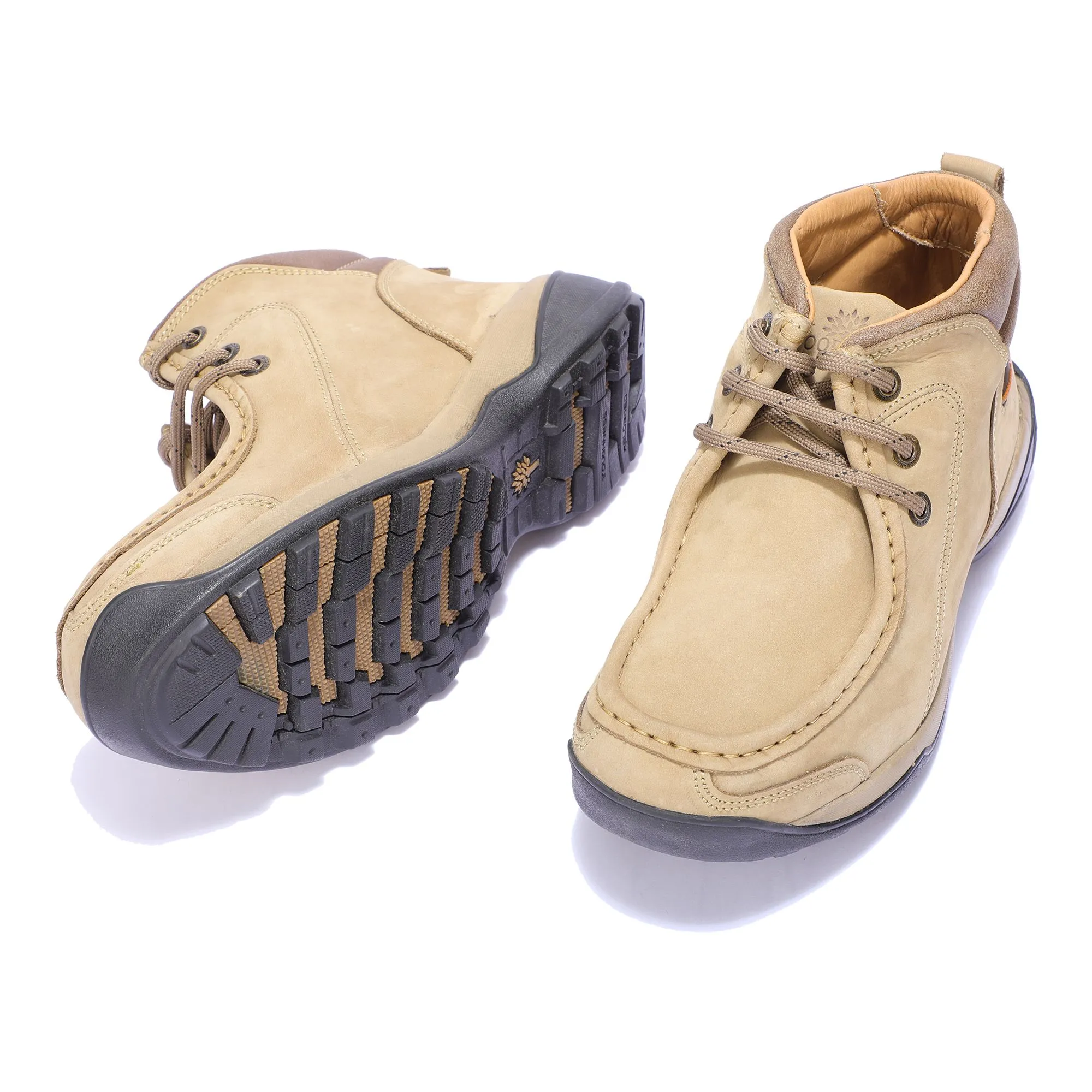 WOODLAND KHAKI CHUKKA SHOES - Thumbnail 4