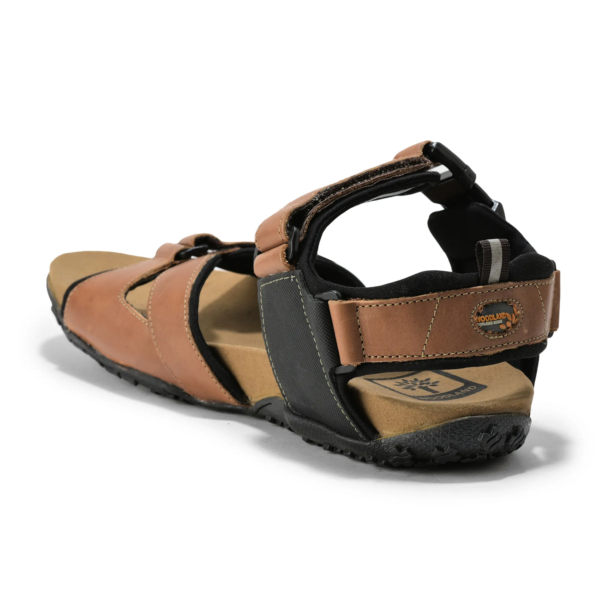 Woodland Tan Clip-lock Sandal - Thumbnail 7