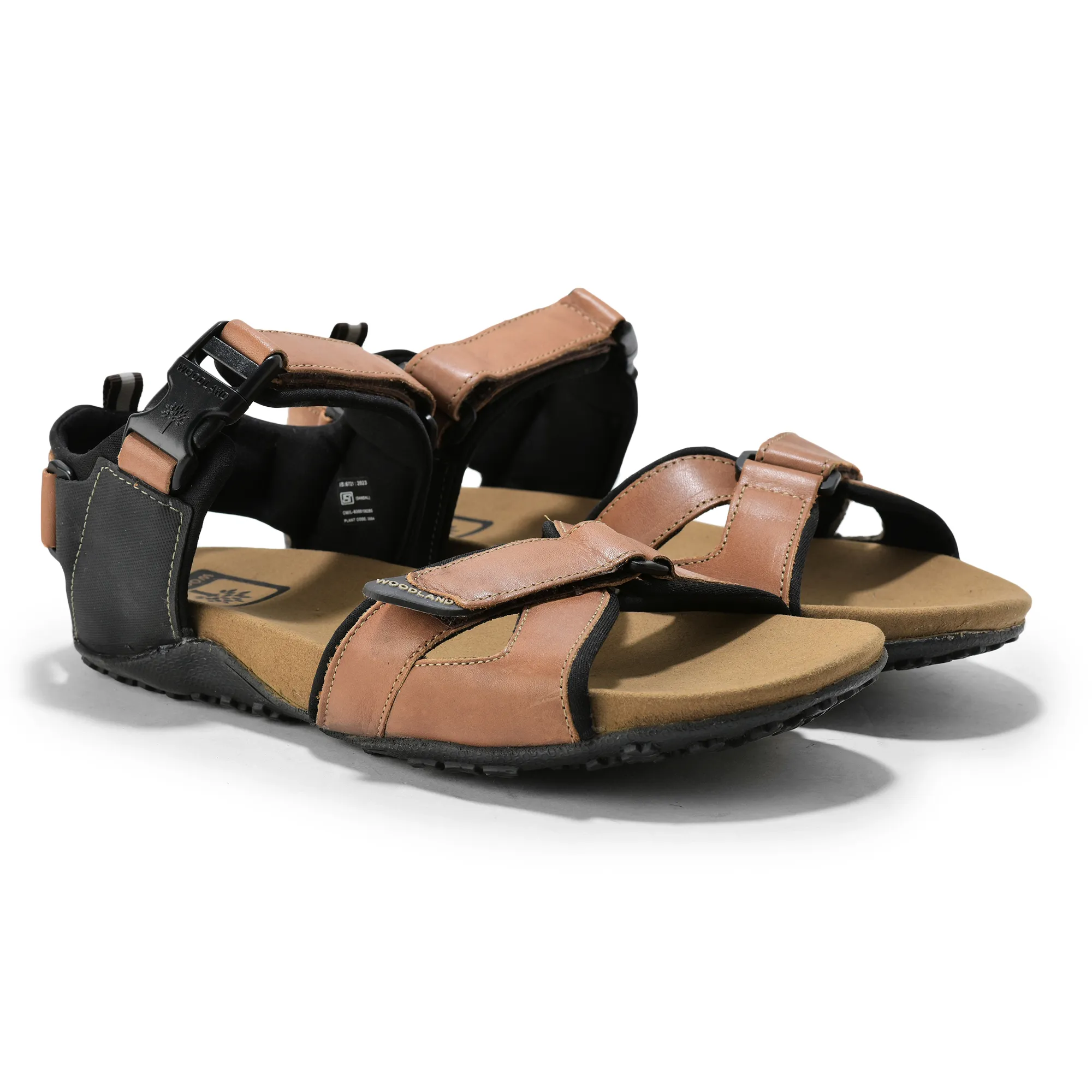 Woodland Tan Clip-lock Sandal - Thumbnail 8