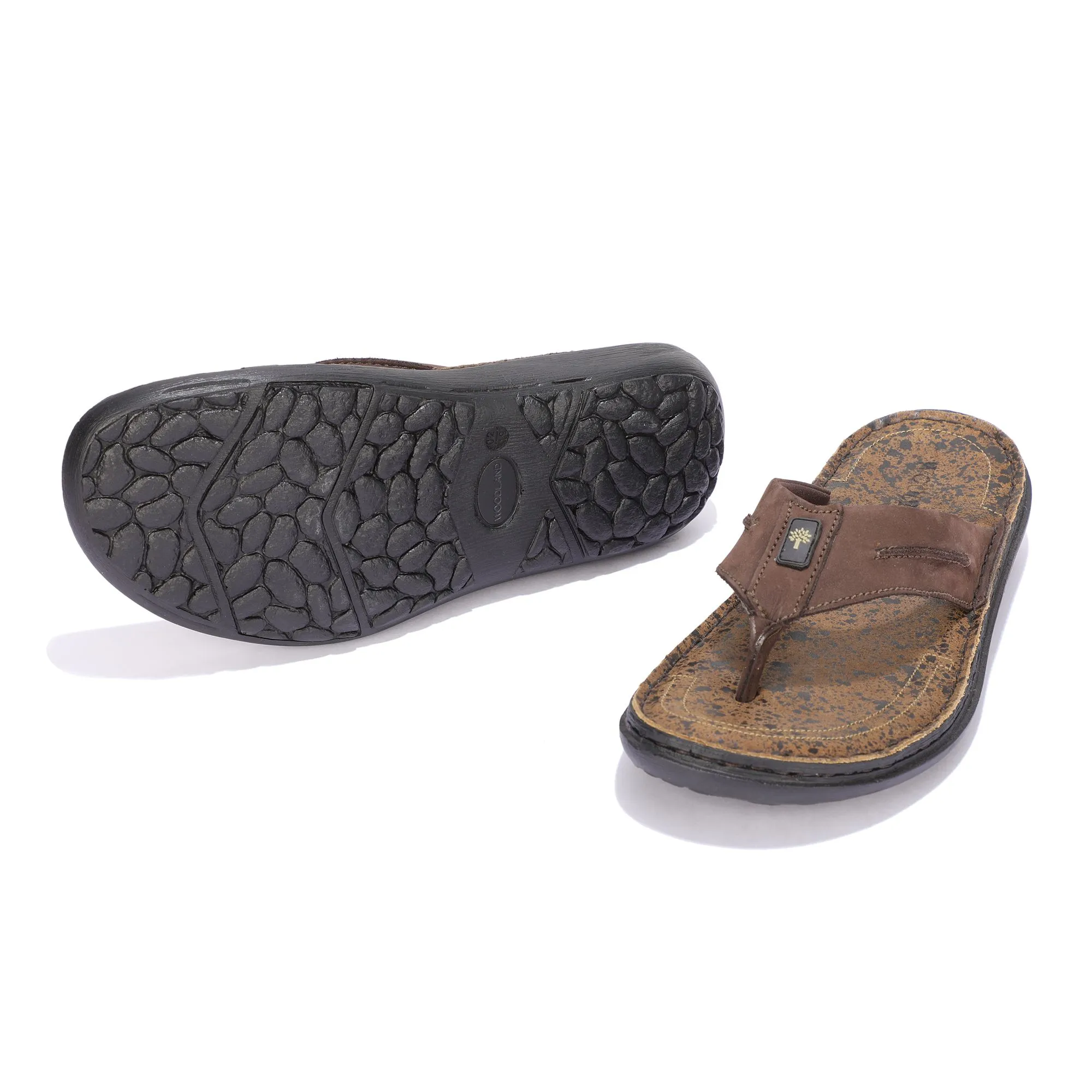 Woodland RB BROWN casual flipflops - Thumbnail 4