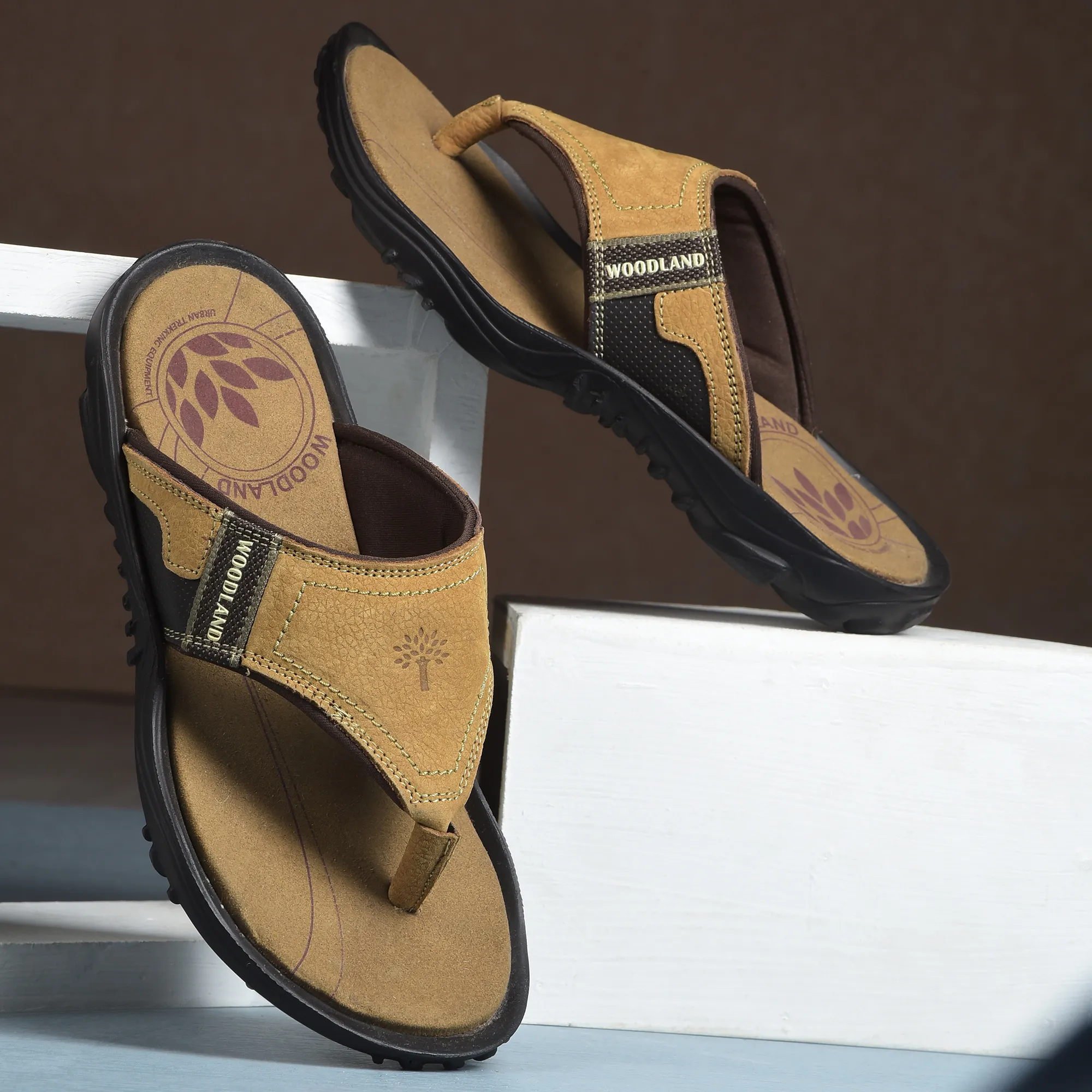 Camel casual slipper for men - Thumbnail 9