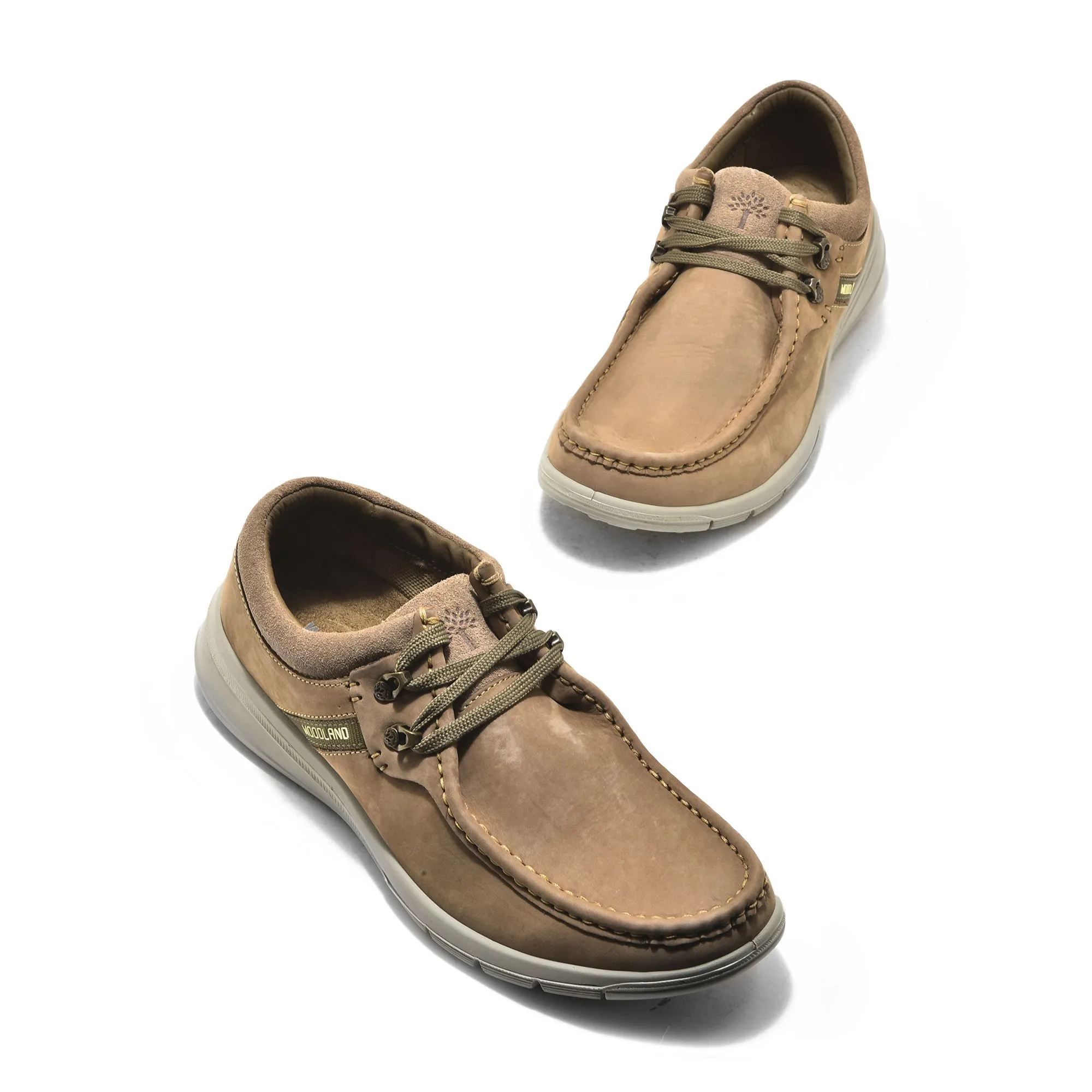 Dubai Khaki Slip-On Shoe For Men - Thumbnail 2
