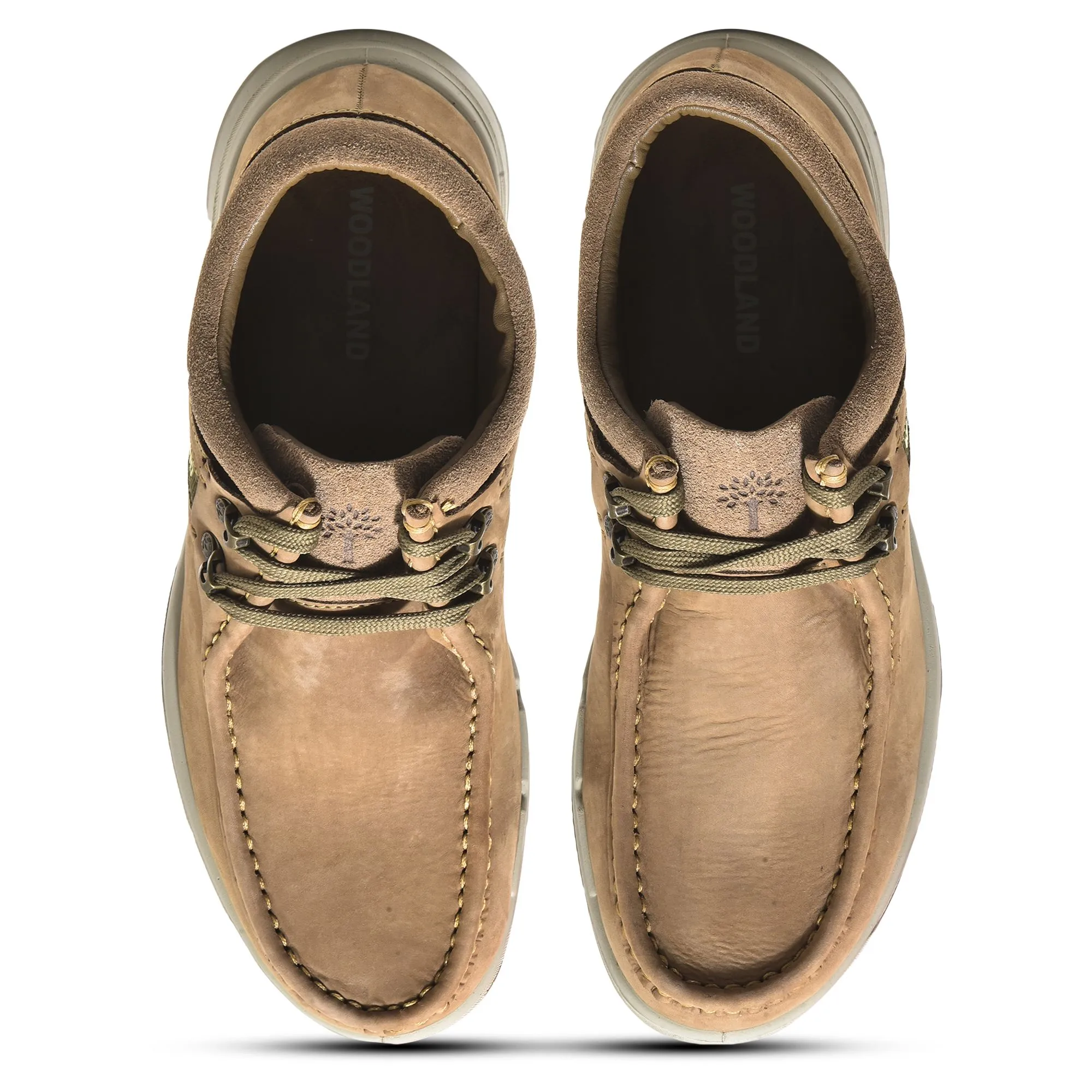 Dubai Khaki Slip-On Shoe For Men - Thumbnail 3