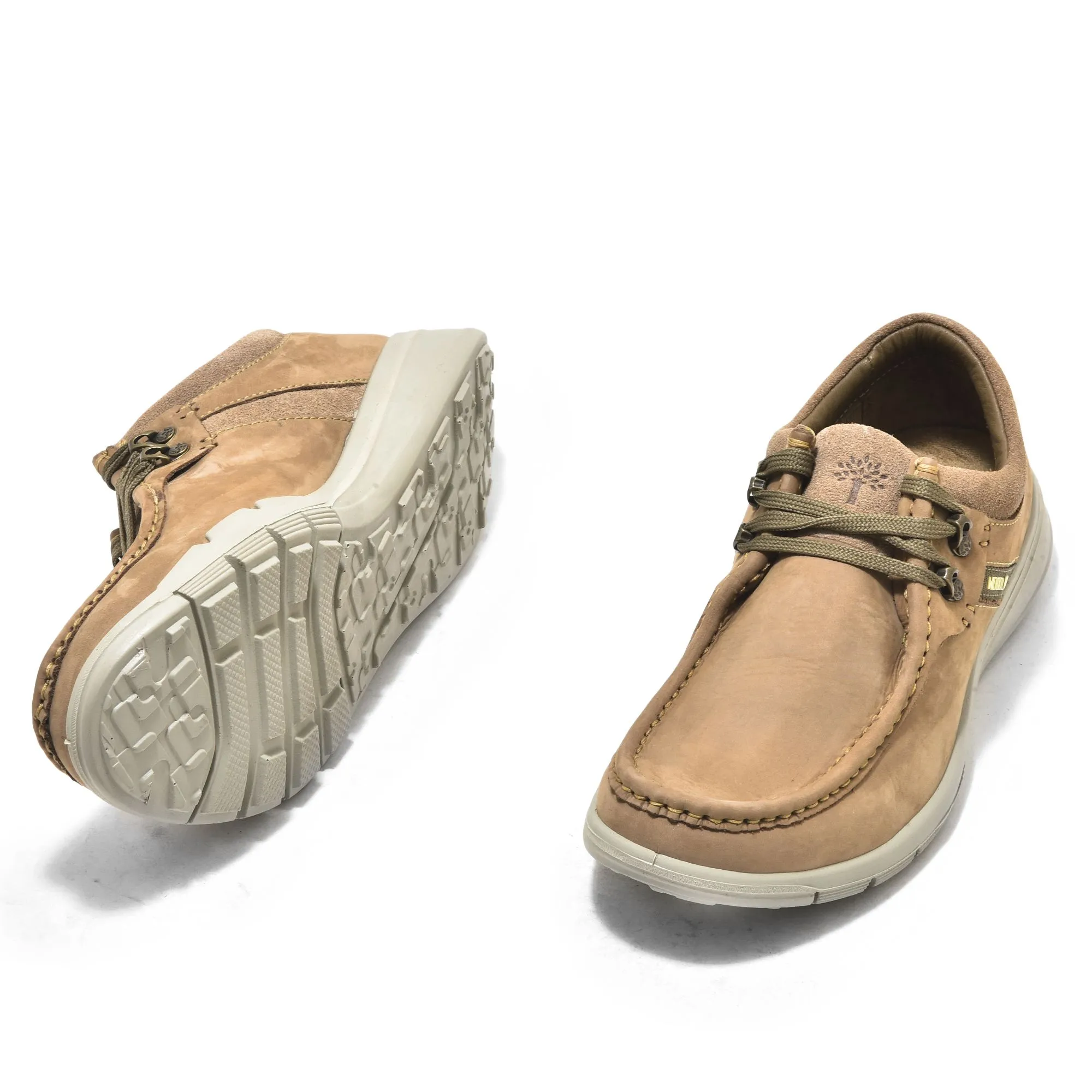 Dubai Khaki Slip-On Shoe For Men - Thumbnail 4