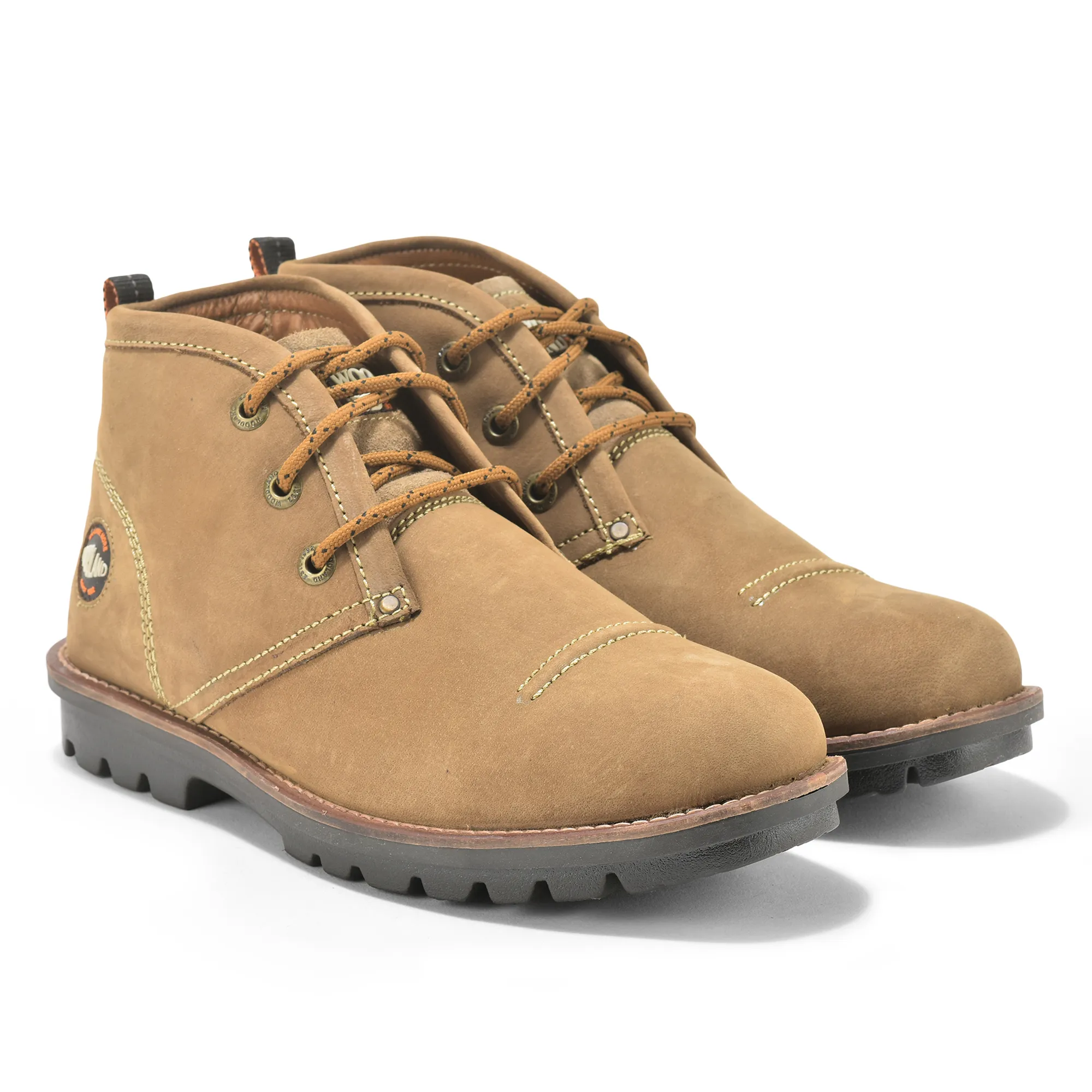Tobacco Nubuk Boots For Men - Thumbnail 7