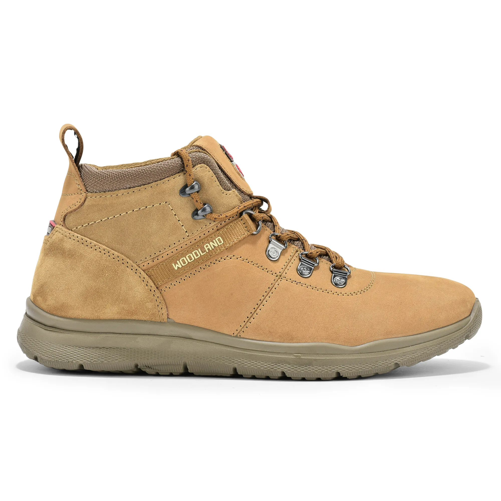 Camel Nubuck Boots for Men - Image 1