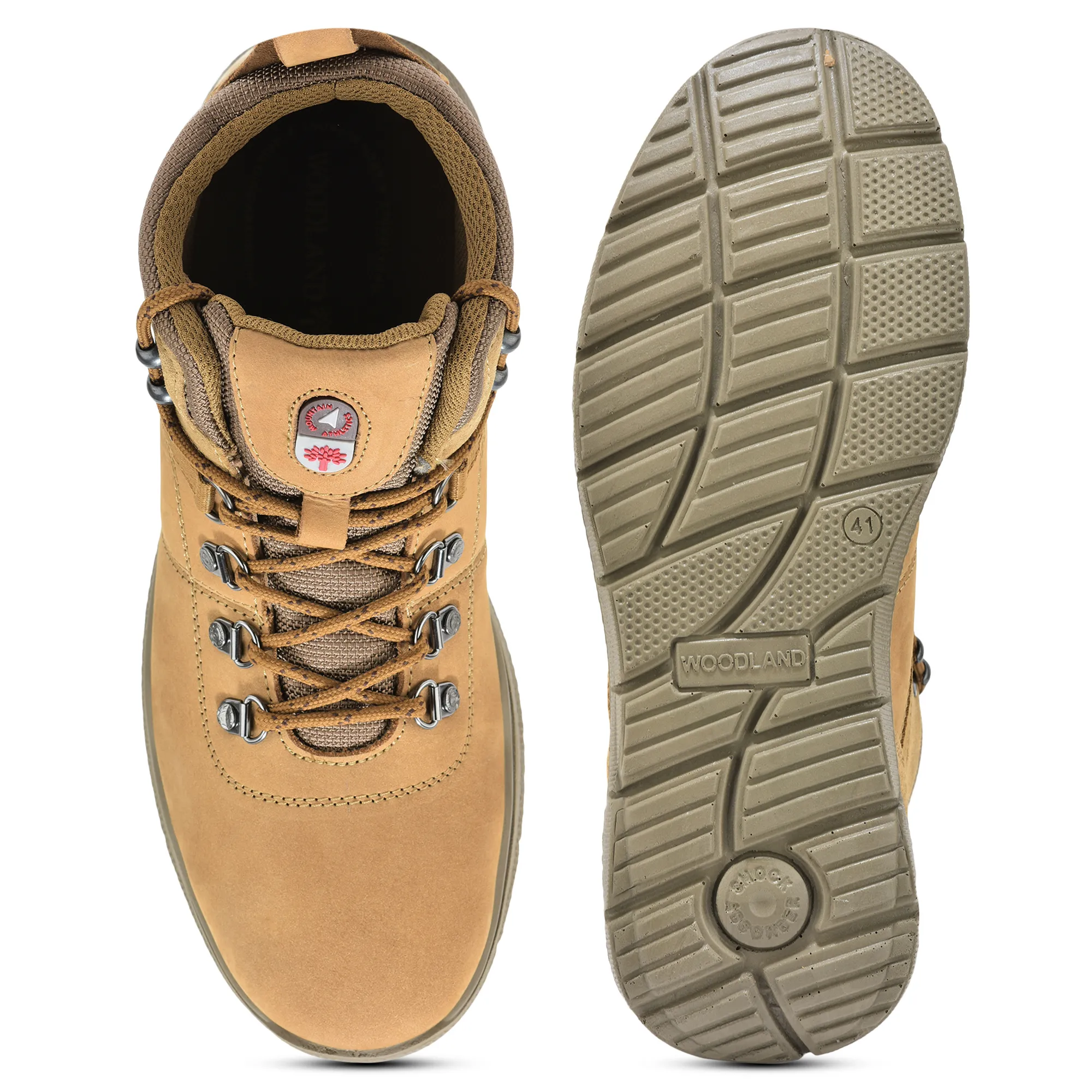 Camel Nubuck Boots for Men - Thumbnail 8