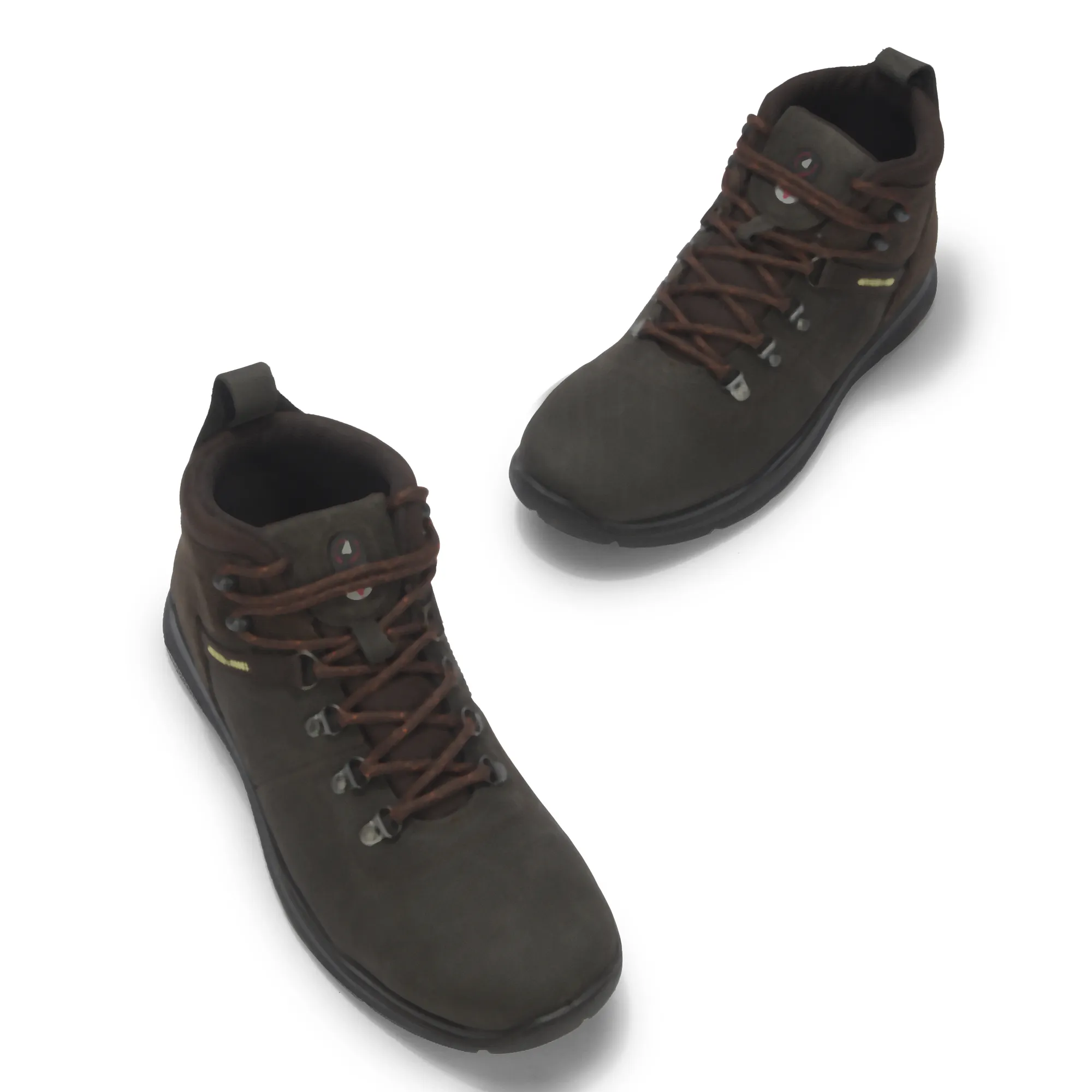 Russia DBrown Nubuck Boots for Men - Thumbnail 4