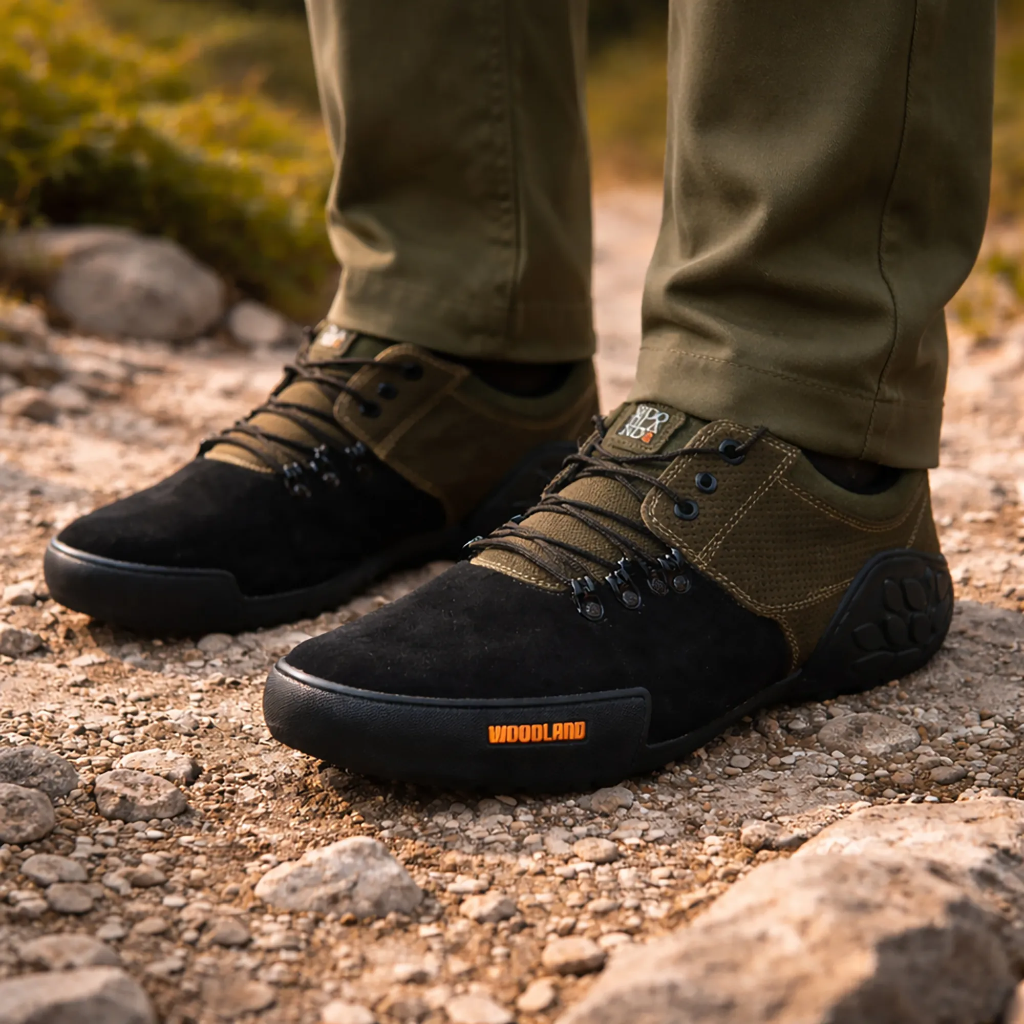 Woodland Black casual shoes for men - Thumbnail 8