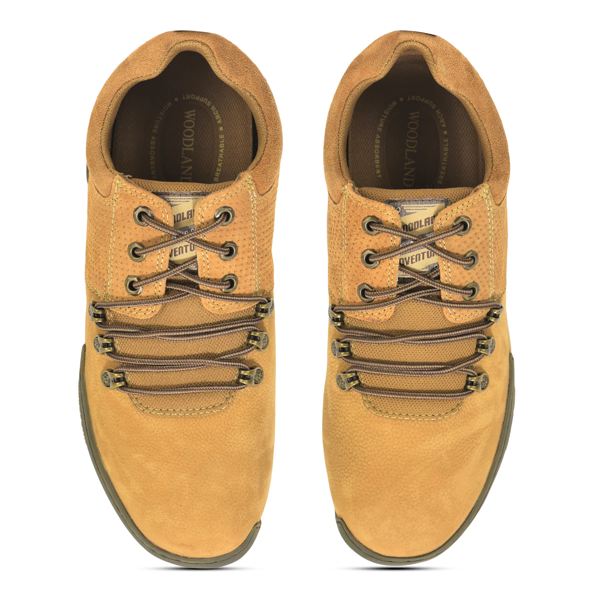 Woodland Camel casual shoes for men - Thumbnail 4
