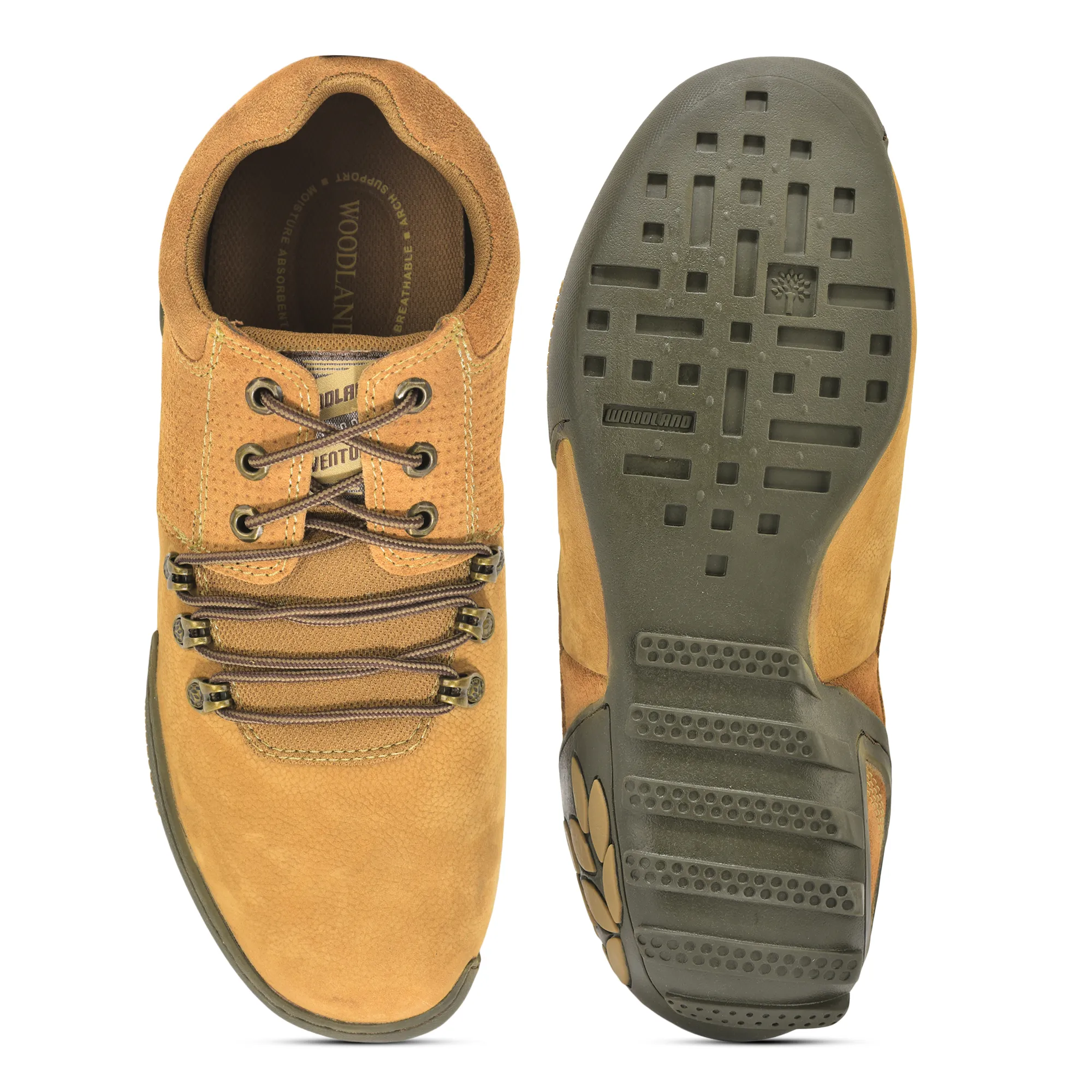 Woodland Camel casual shoes for men - Thumbnail 8
