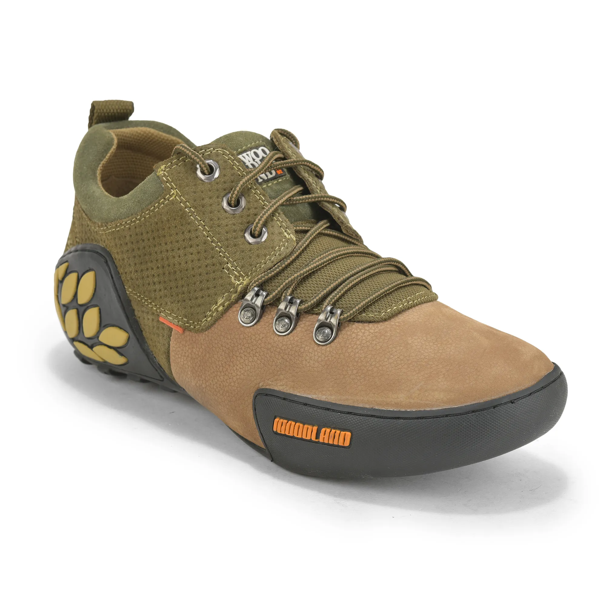Woodland Dubai Khaki casual shoes for men - Thumbnail 3