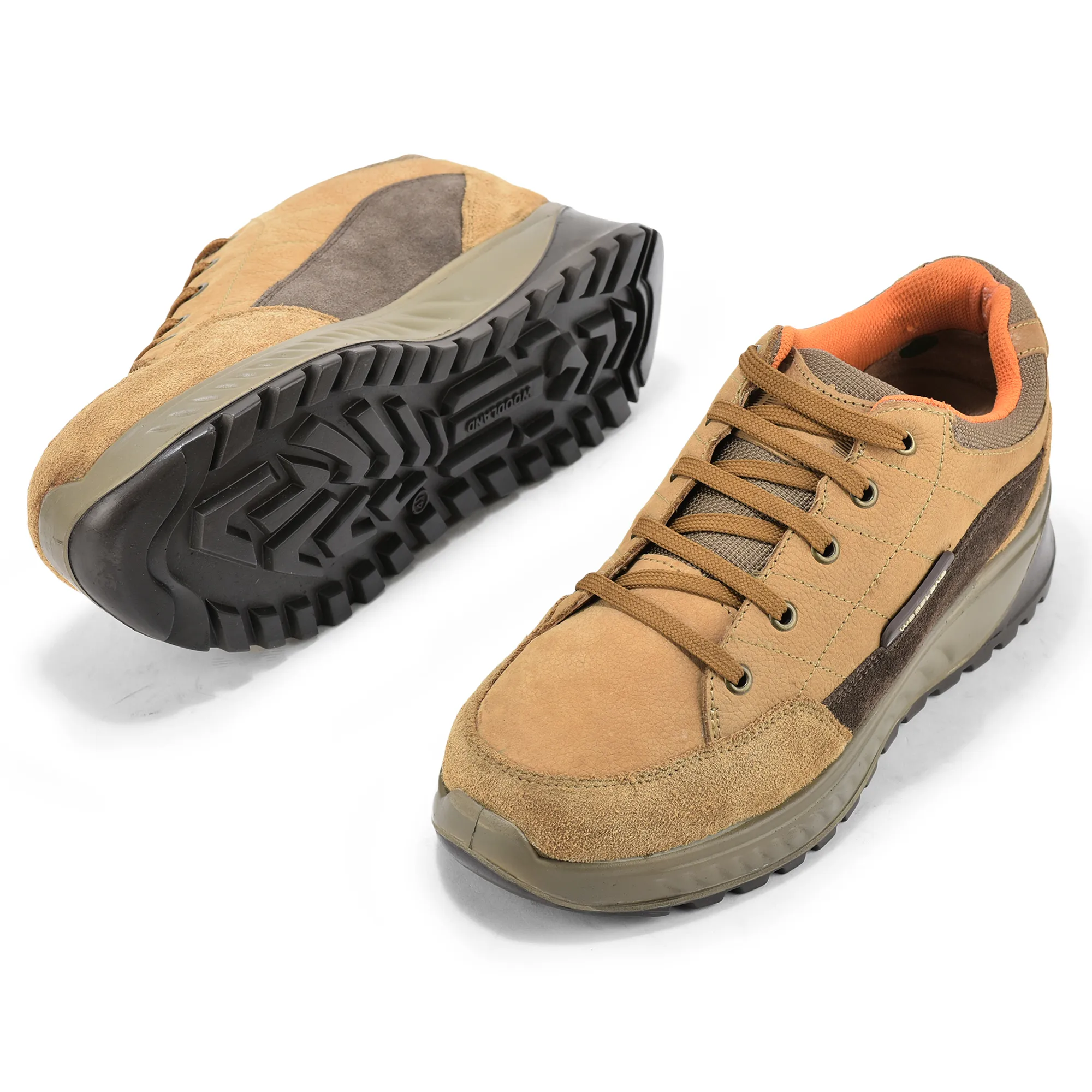 Woodland Camel Men Classic Lace-Up Shoes - Thumbnail 5