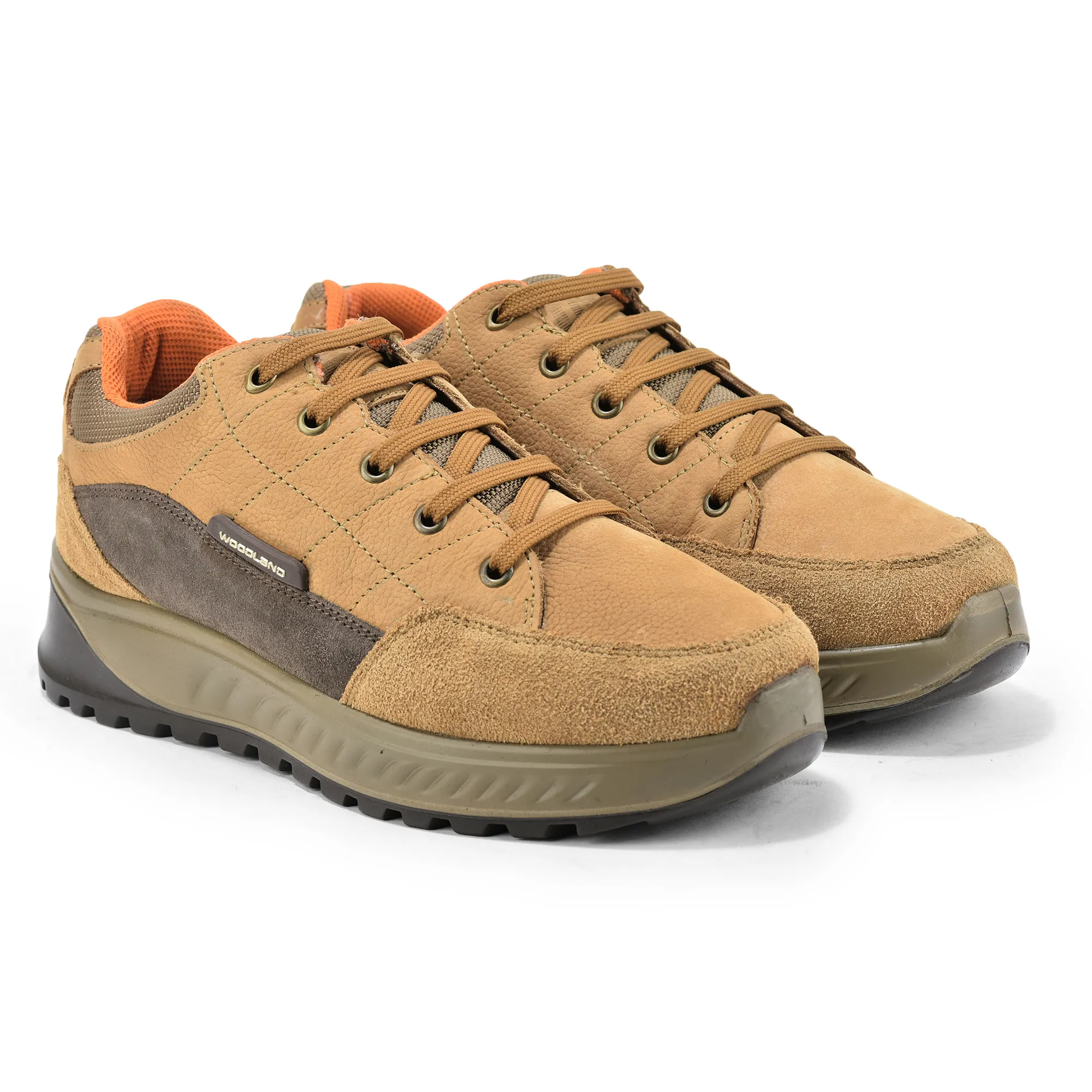 Woodland Camel Men Classic Lace-Up Shoes - Thumbnail 7