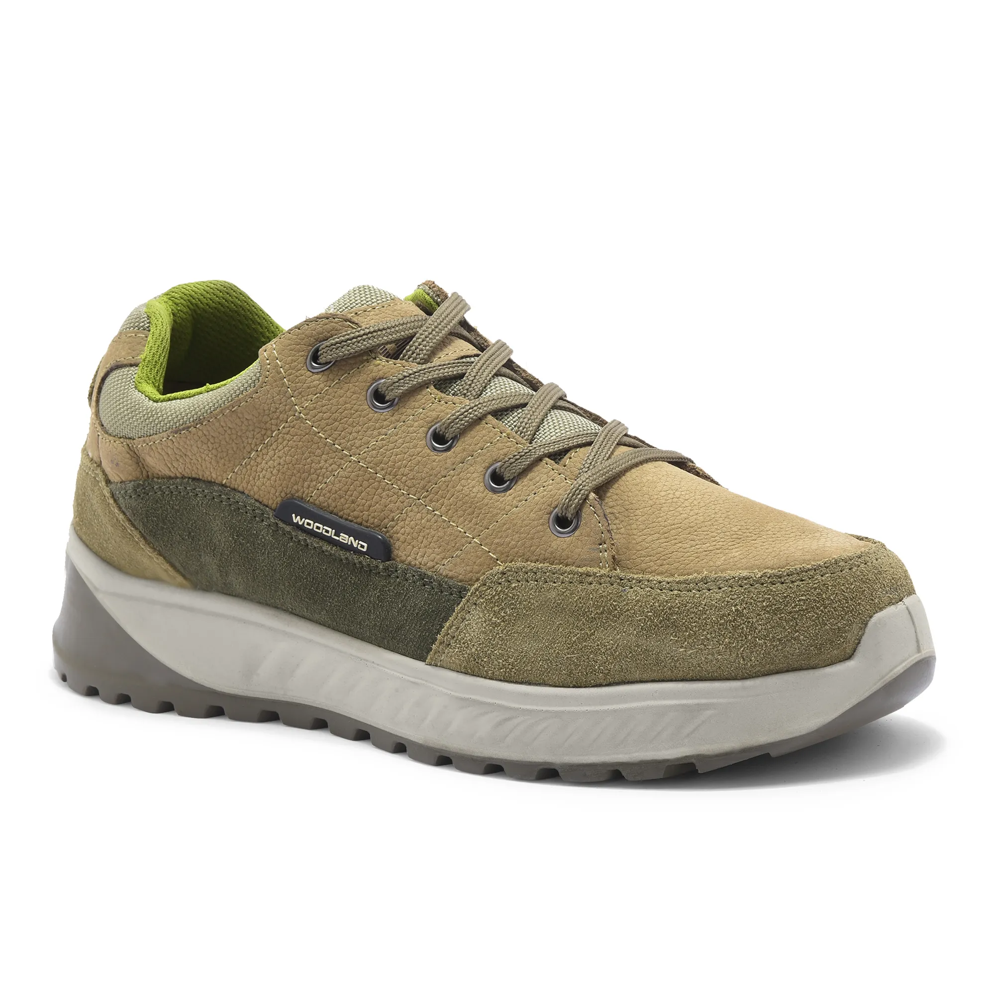 Woodland Khaki Men Classic Lace-Up Shoes - Thumbnail 3