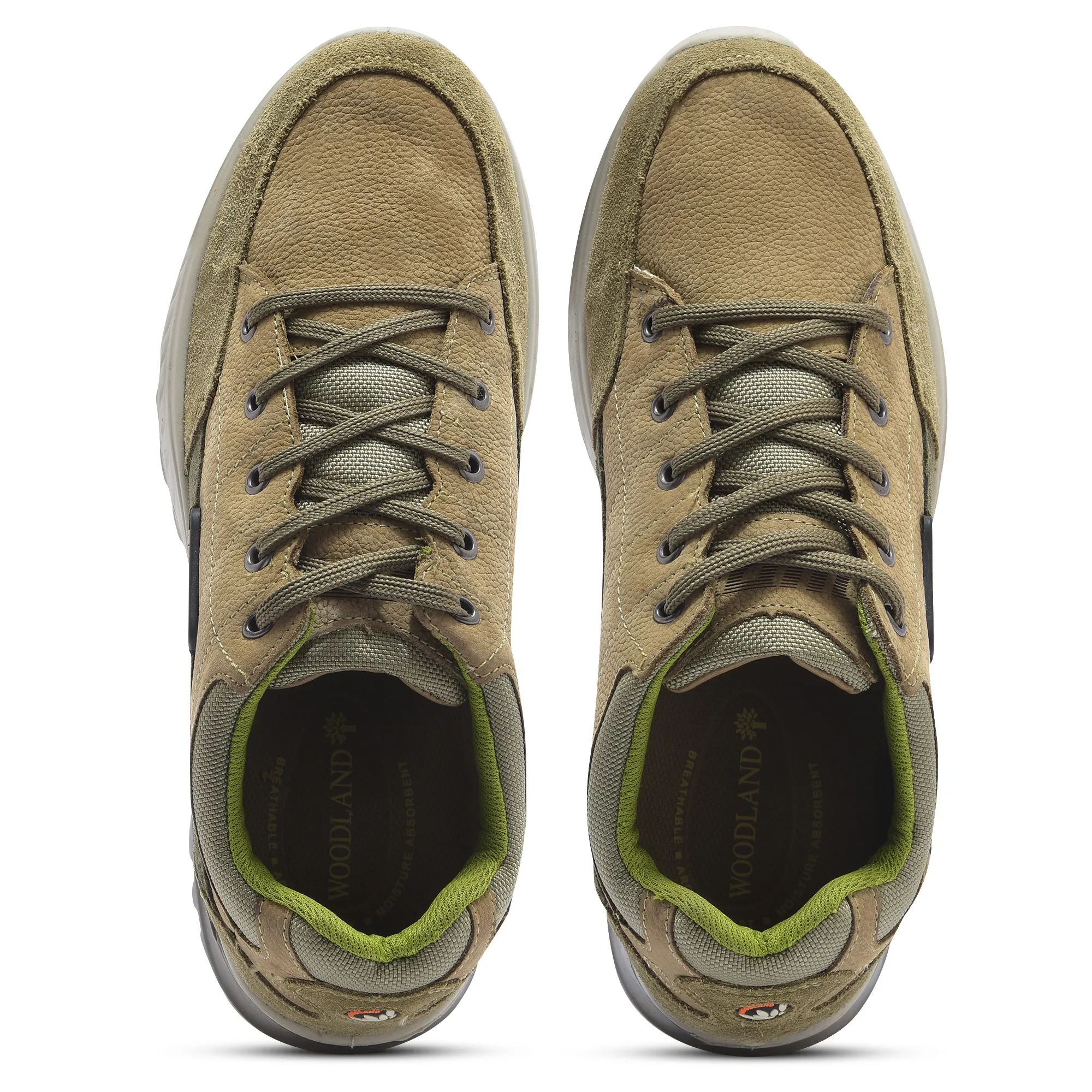 Woodland Khaki Men Classic Lace-Up Shoes - Thumbnail 4
