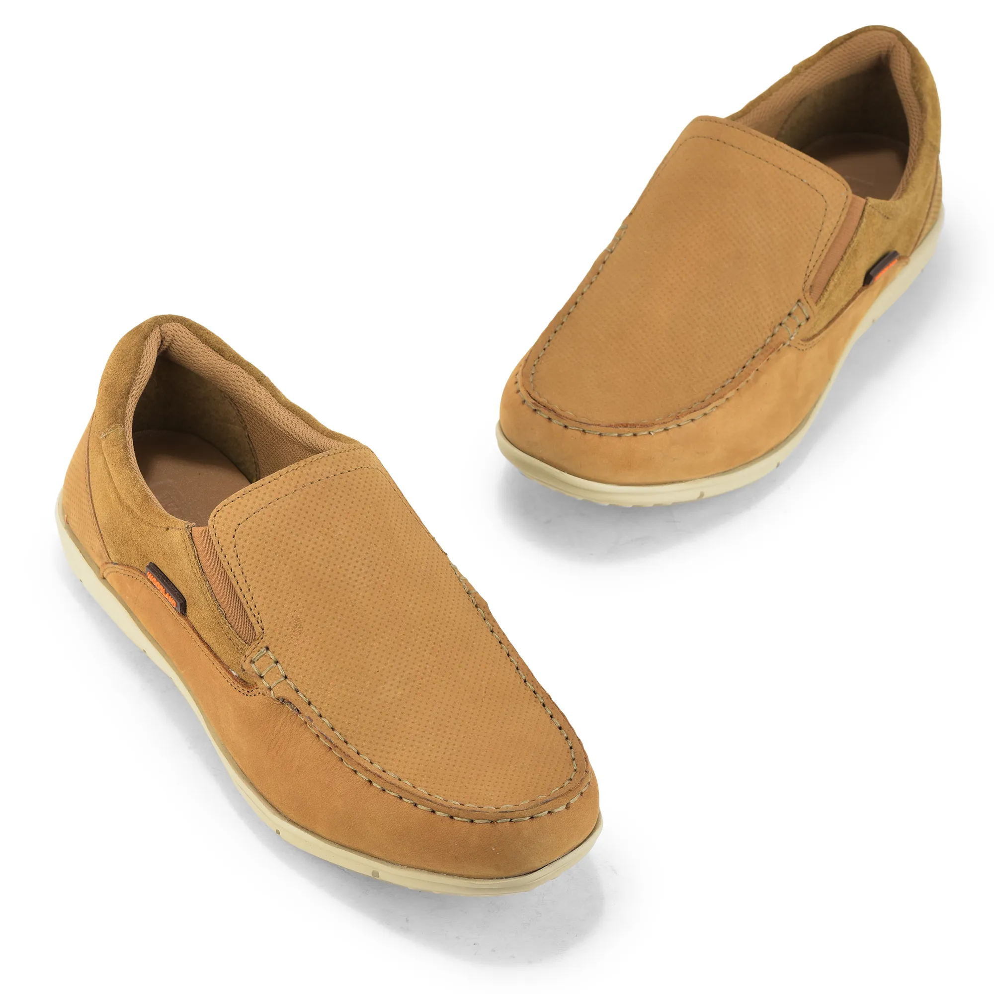 Camel Slip-on shoe for men - Thumbnail 4