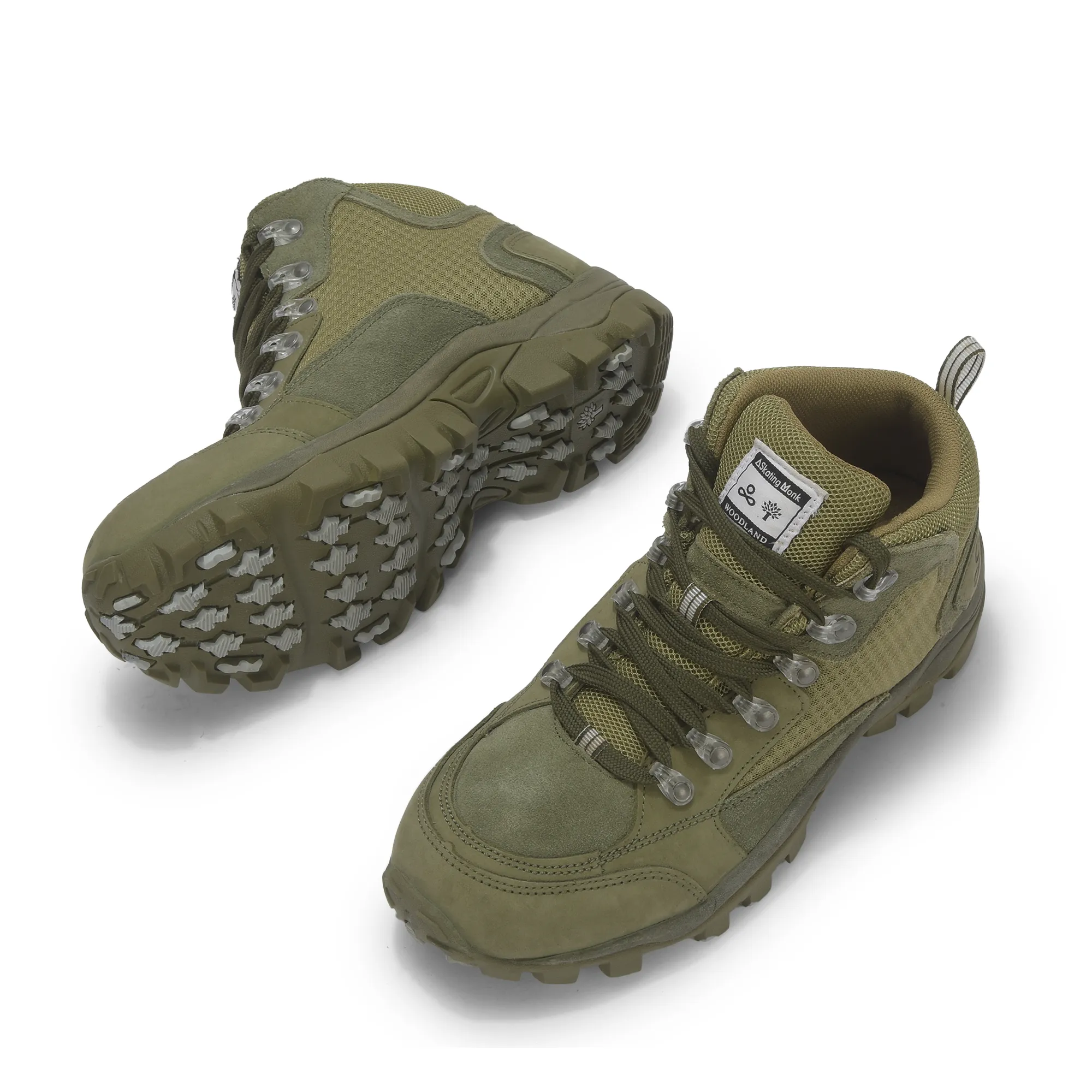 Khaki boots for men - Thumbnail 6