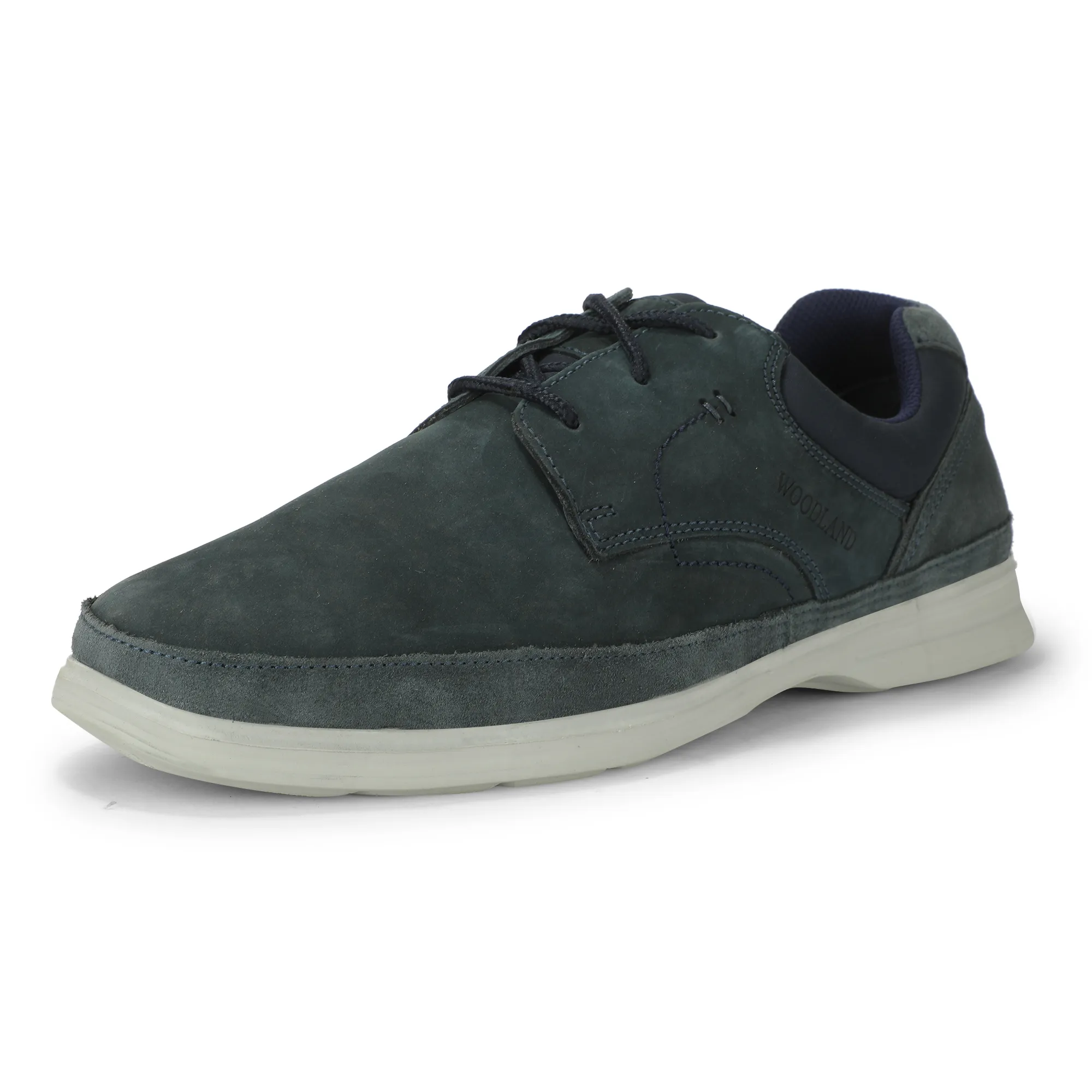  Navy Men Casual Lace Shoes - Thumbnail 11