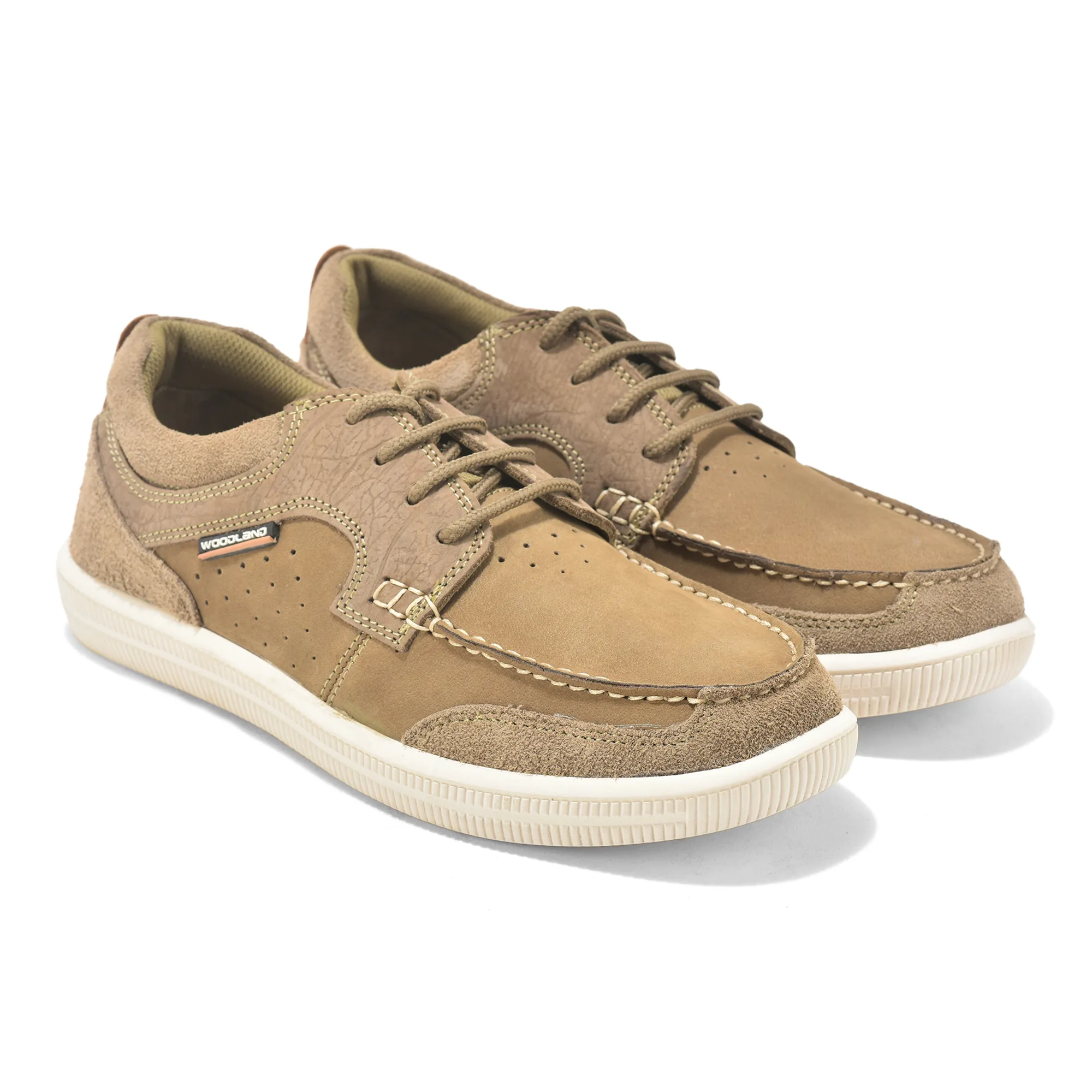Dubai khaki Nubuck Men Casual Lace Up Shoes - Thumbnail 7