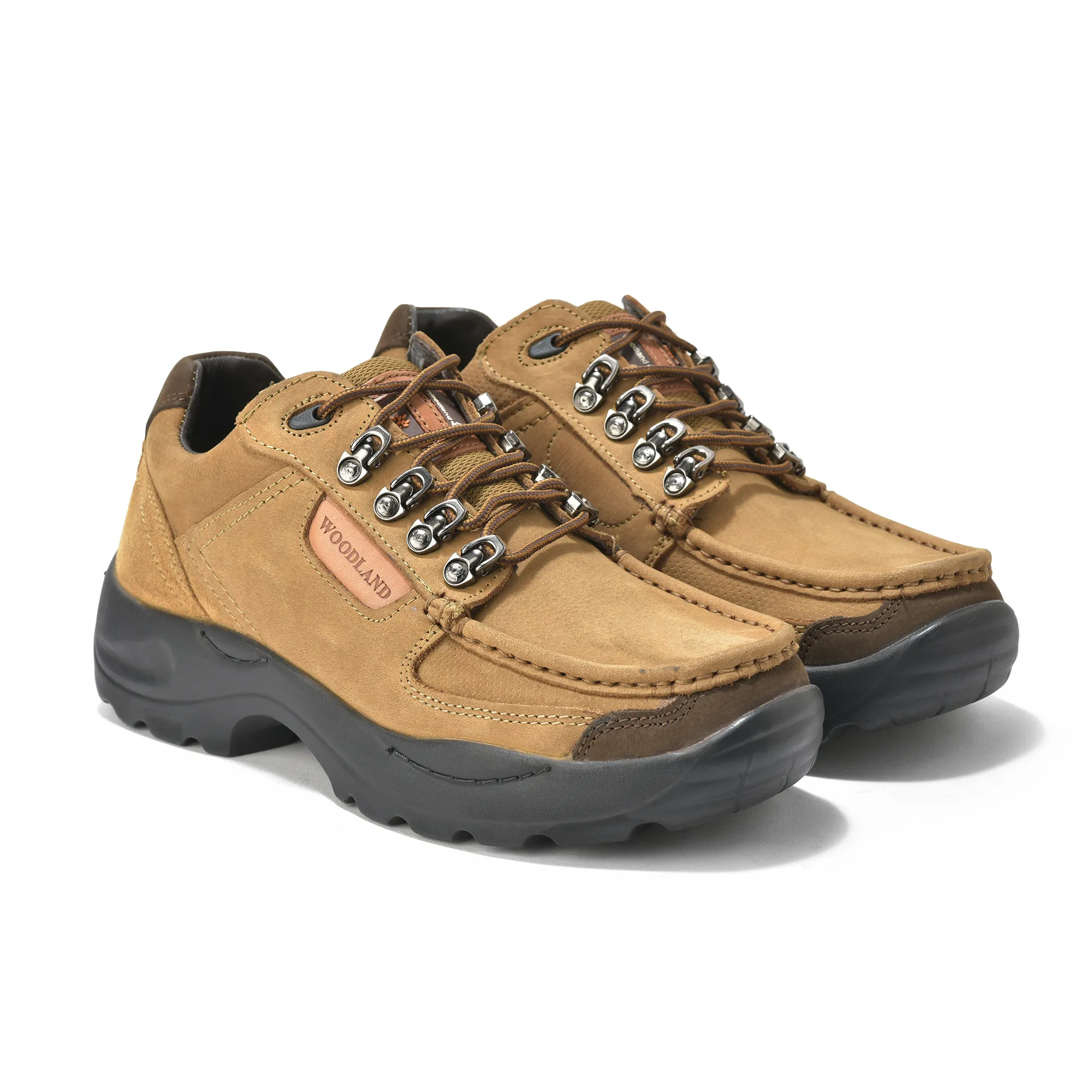 Woodland Nubuck Casual Lace-up Shoes for Men - Thumbnail 8