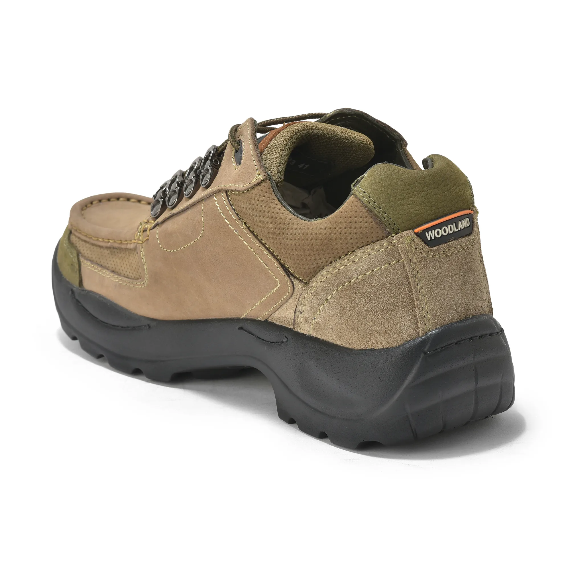 Woodland Nubuck Casual Lace-up Shoes for Men - Thumbnail 7