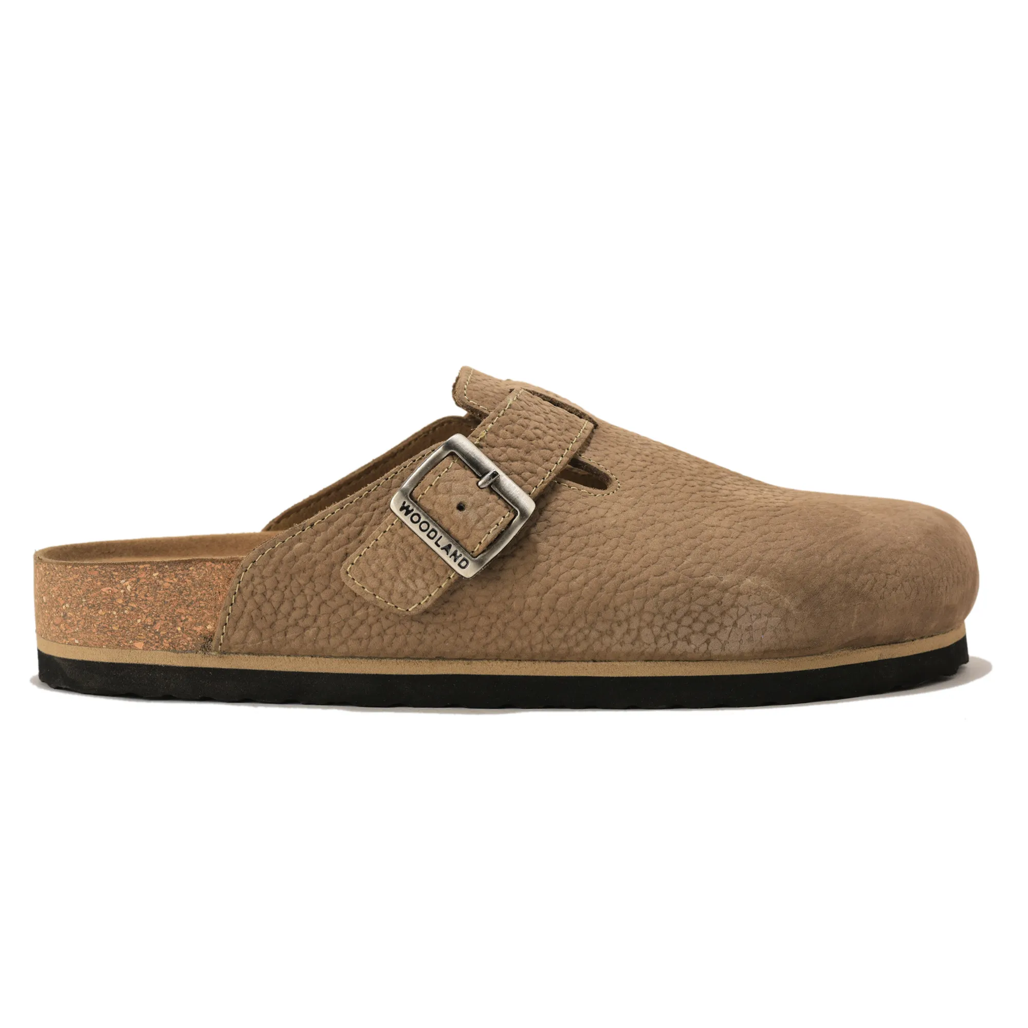 woodland-men-khaki-nubuck-comfort-slip-on-clogs