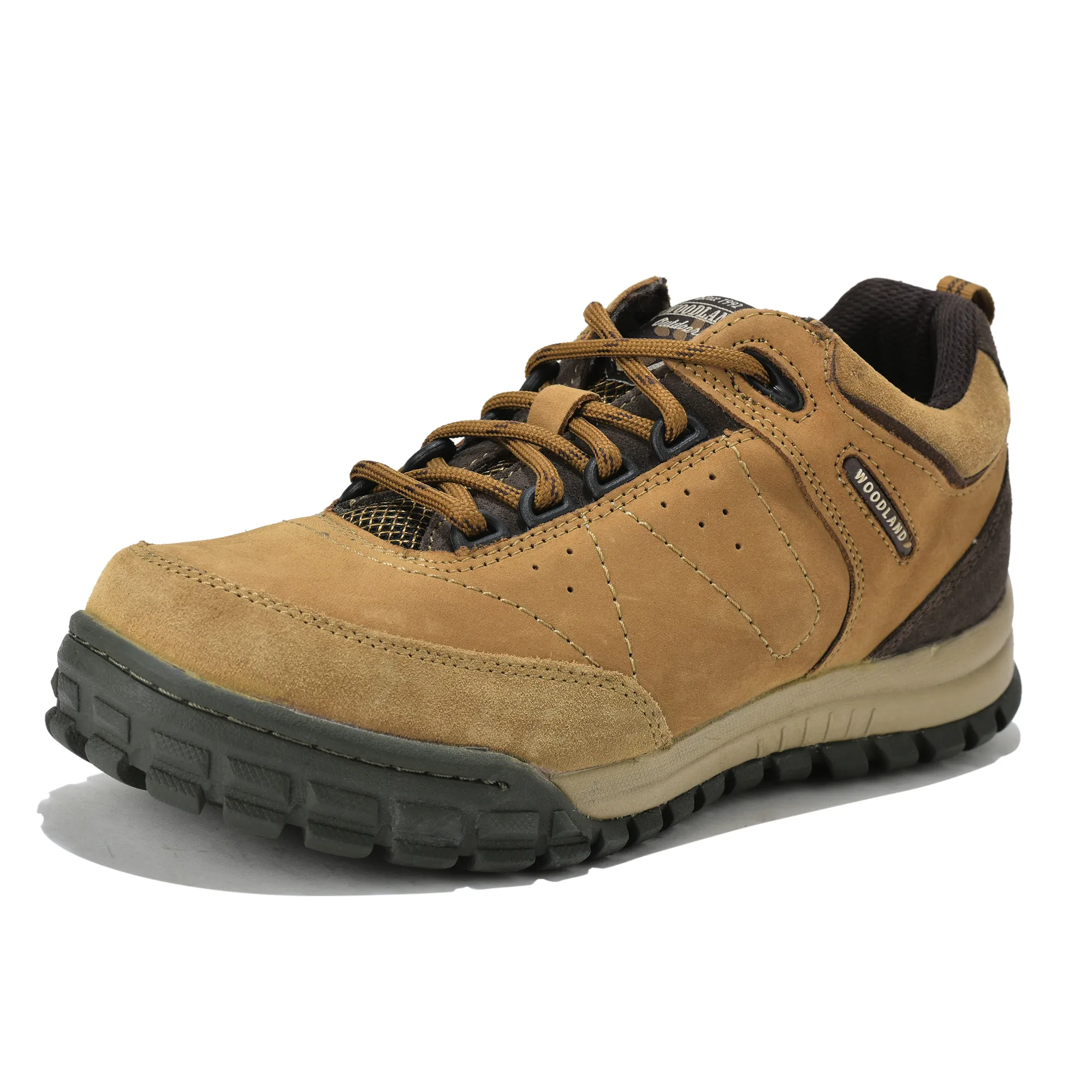 Camel casual lace-up shoes for men - Thumbnail 11