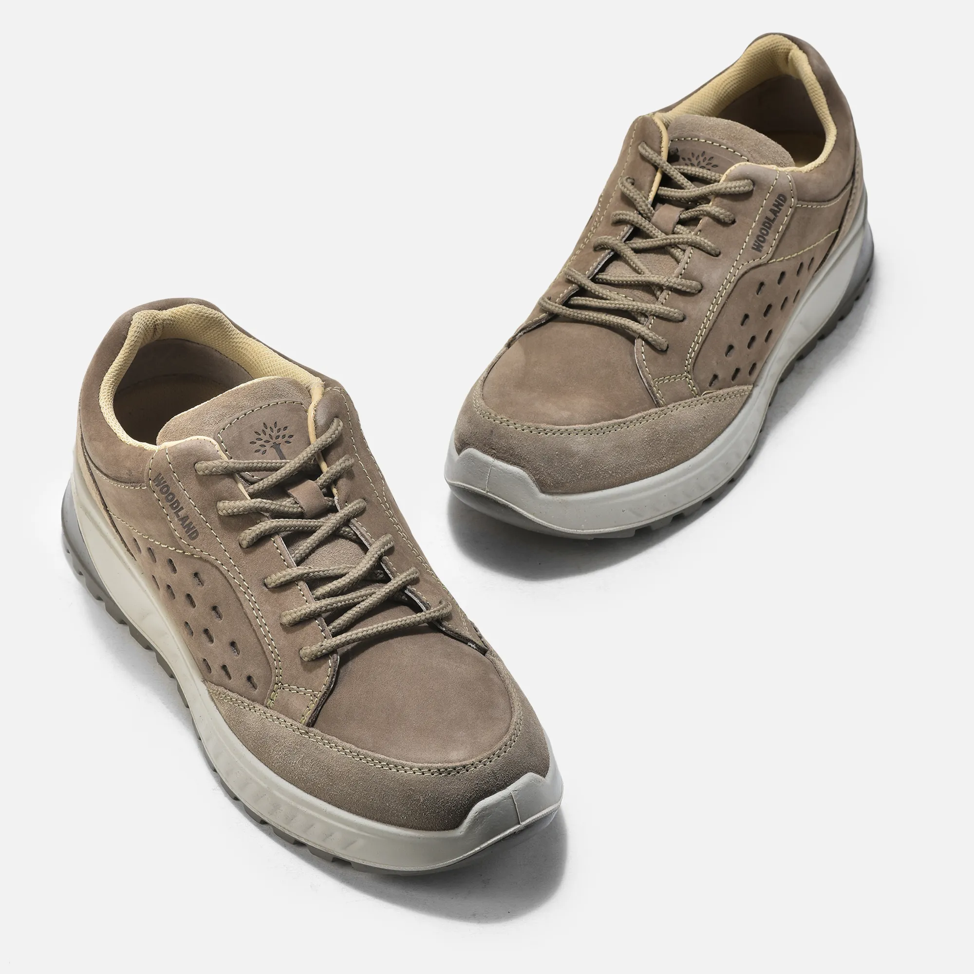 Dubai Khaki Nubuk Casual Lace Shoes - Thumbnail 2