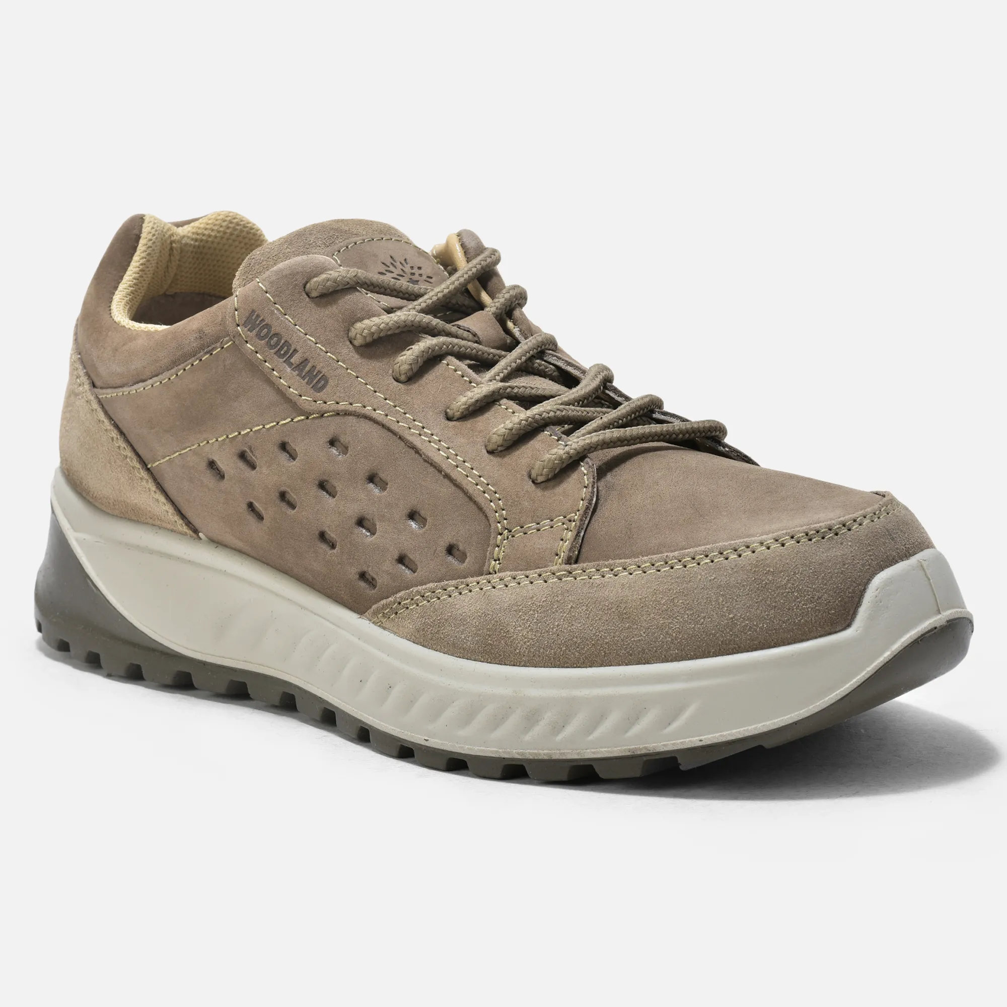 Dubai Khaki Nubuk Casual Lace Shoes - Thumbnail 7
