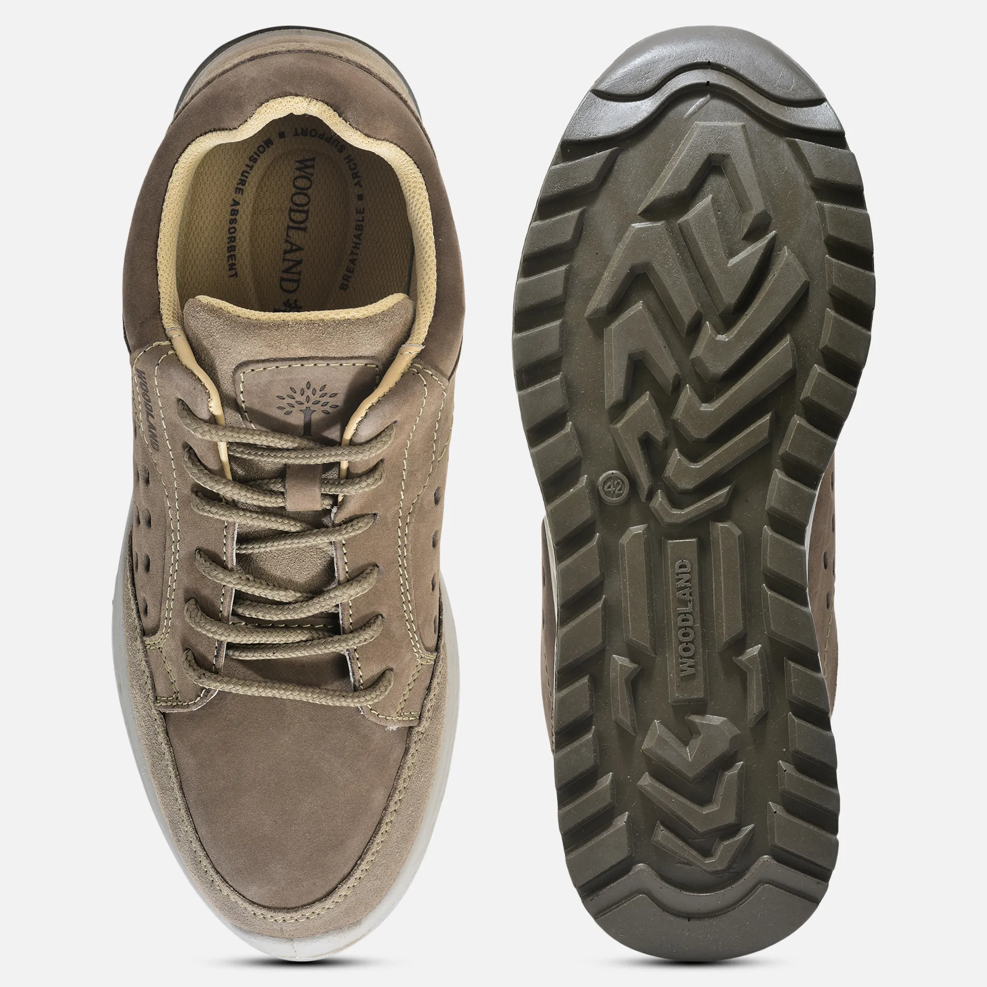 Dubai Khaki Nubuk Casual Lace Shoes - Thumbnail 8