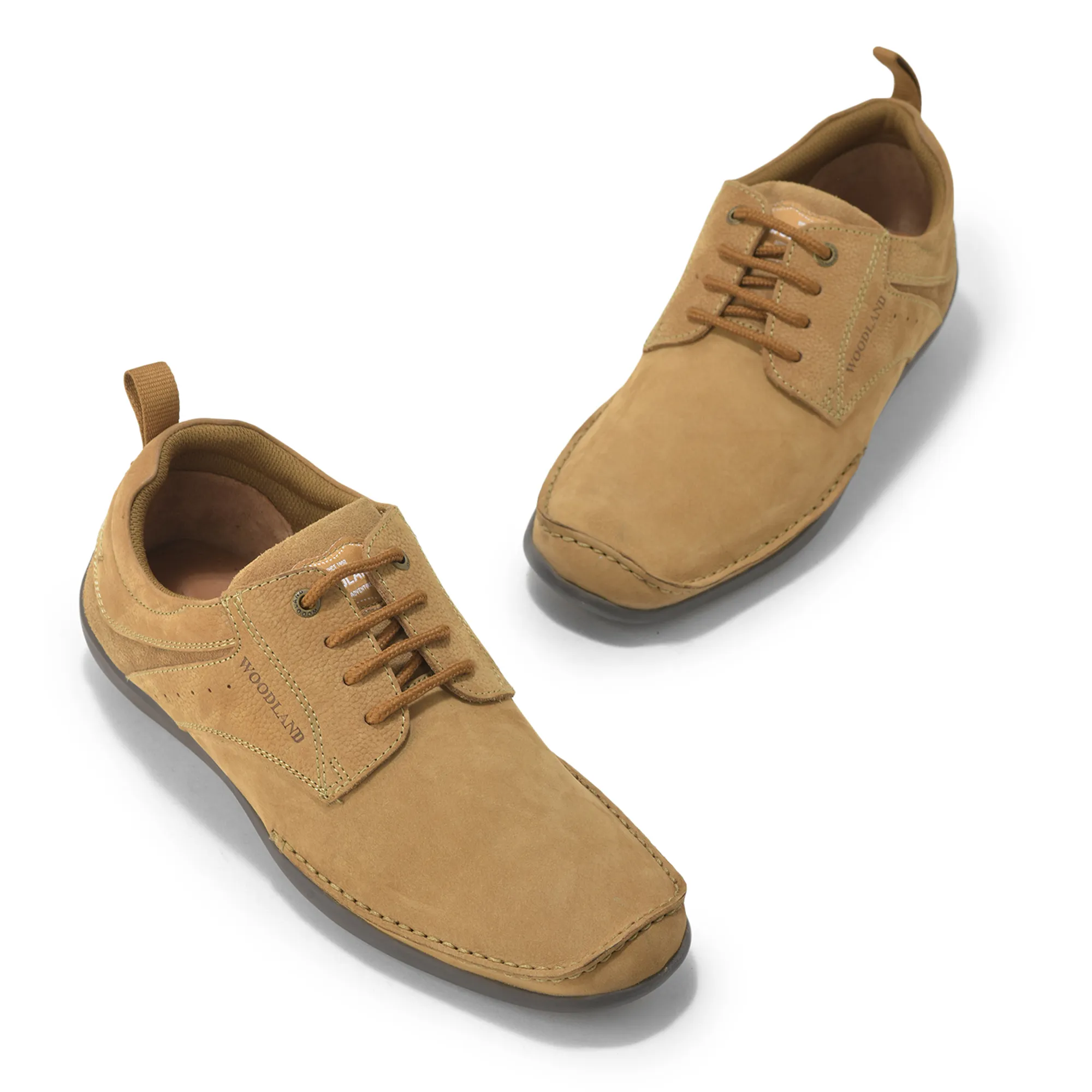Woodland Men’S Camel Nubuk Casual Shoes - Thumbnail 4