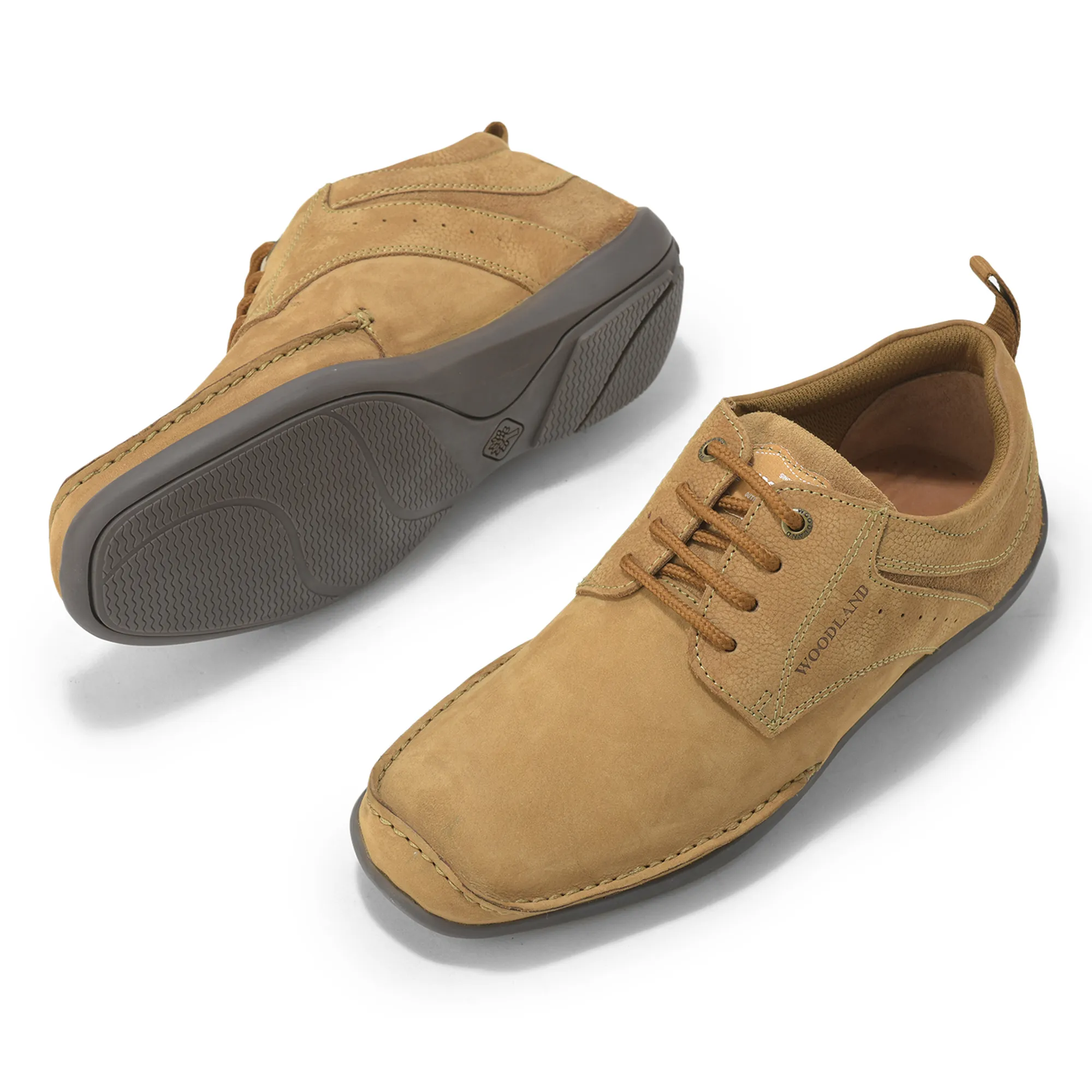 Woodland Men’S Camel Nubuk Casual Shoes - Thumbnail 6
