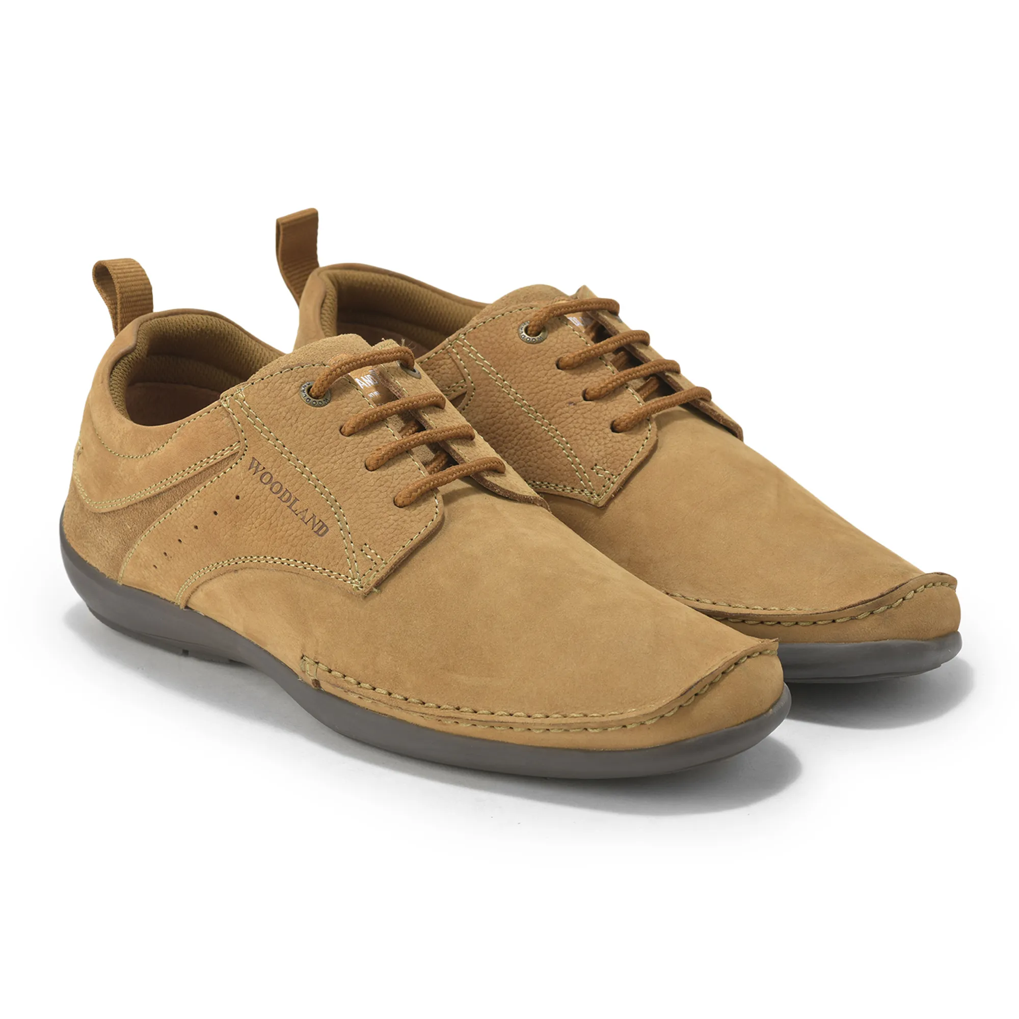 Woodland Men’S Camel Nubuk Casual Shoes - Thumbnail 8