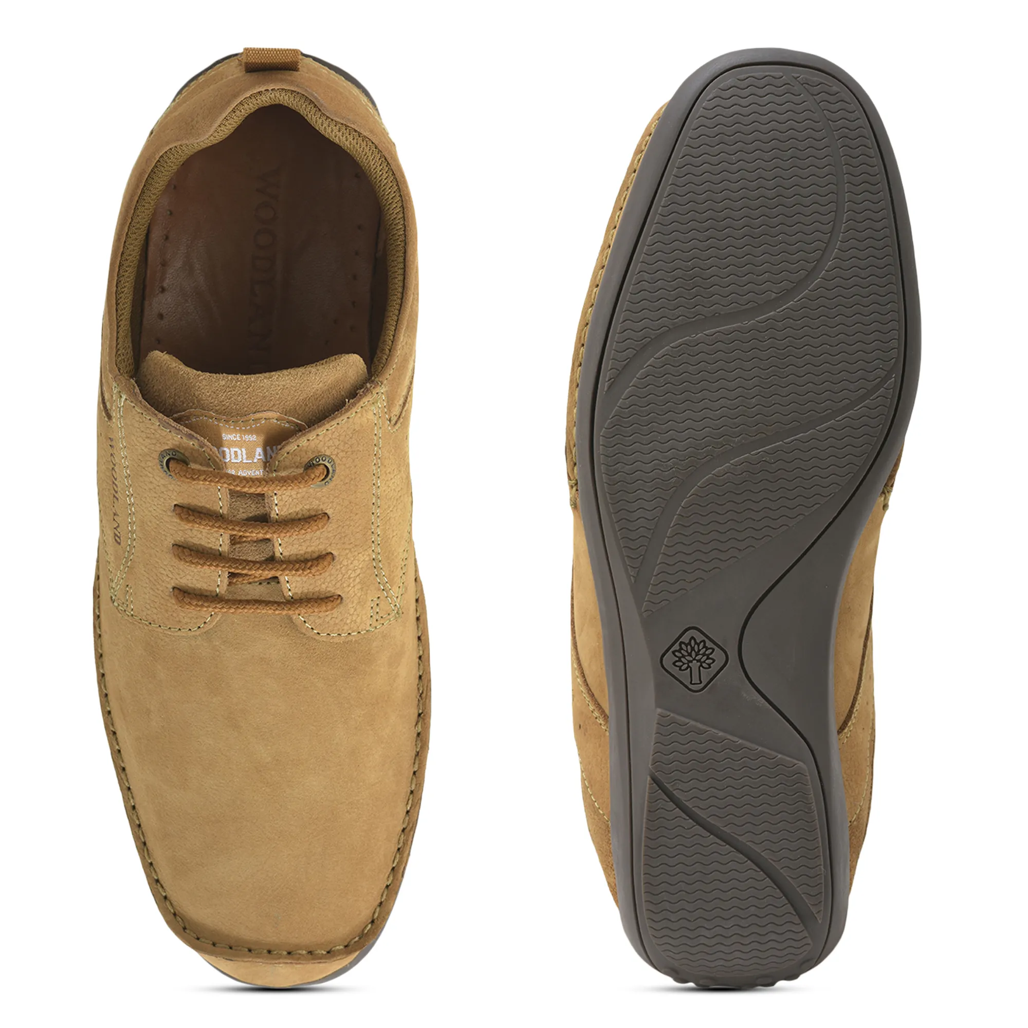 Woodland Men’S Camel Nubuk Casual Shoes - Thumbnail 9