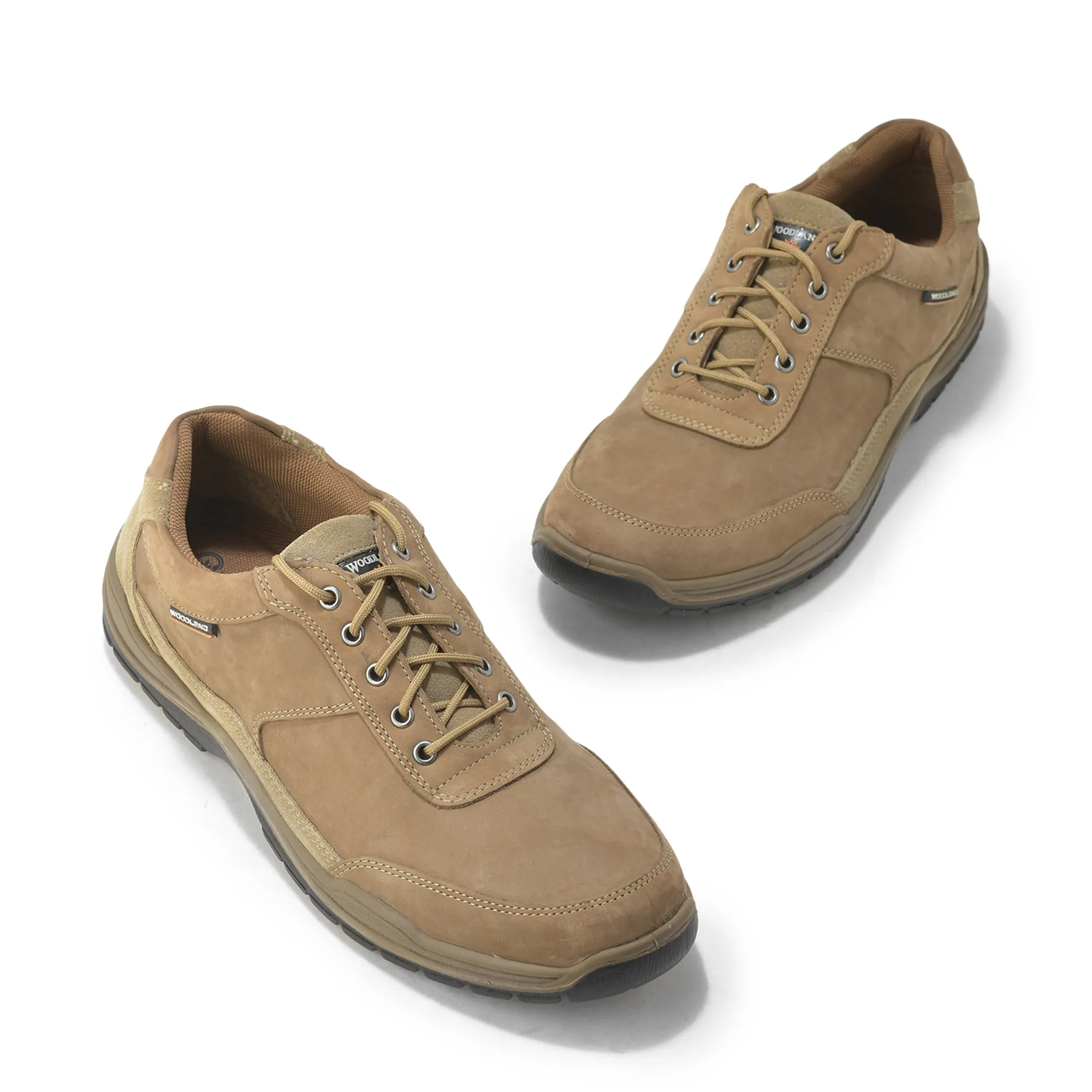 Woodland Men’S Khaki Nubuk Casual Shoes - Thumbnail 4